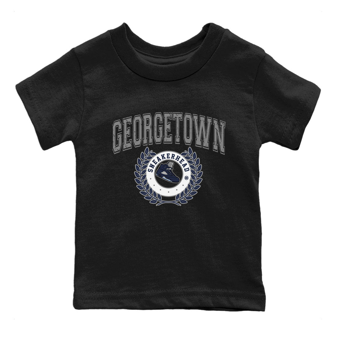 snkmatch Letter snkmatch Tee Kids - Air Jordan 5 Georgetown