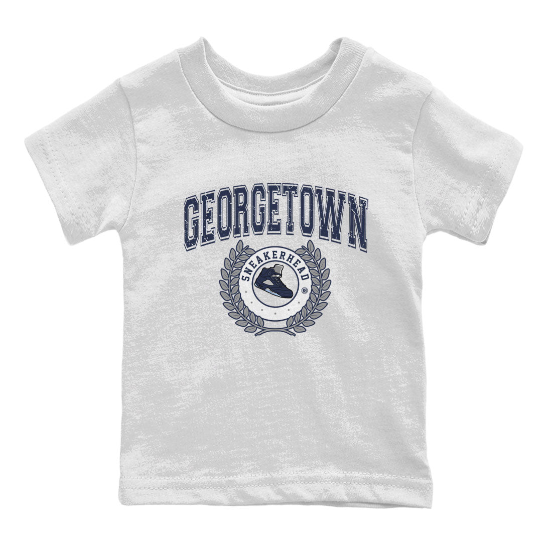 snkmatch Letter snkmatch Tee Kids - Air Jordan 5 Georgetown