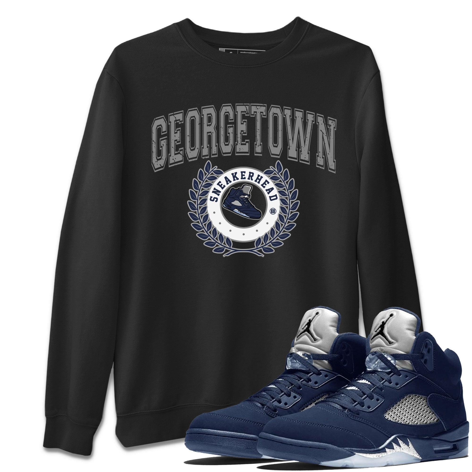 snkmatch Letter snkmatch Tee - Air Jordan 5 Georgetown