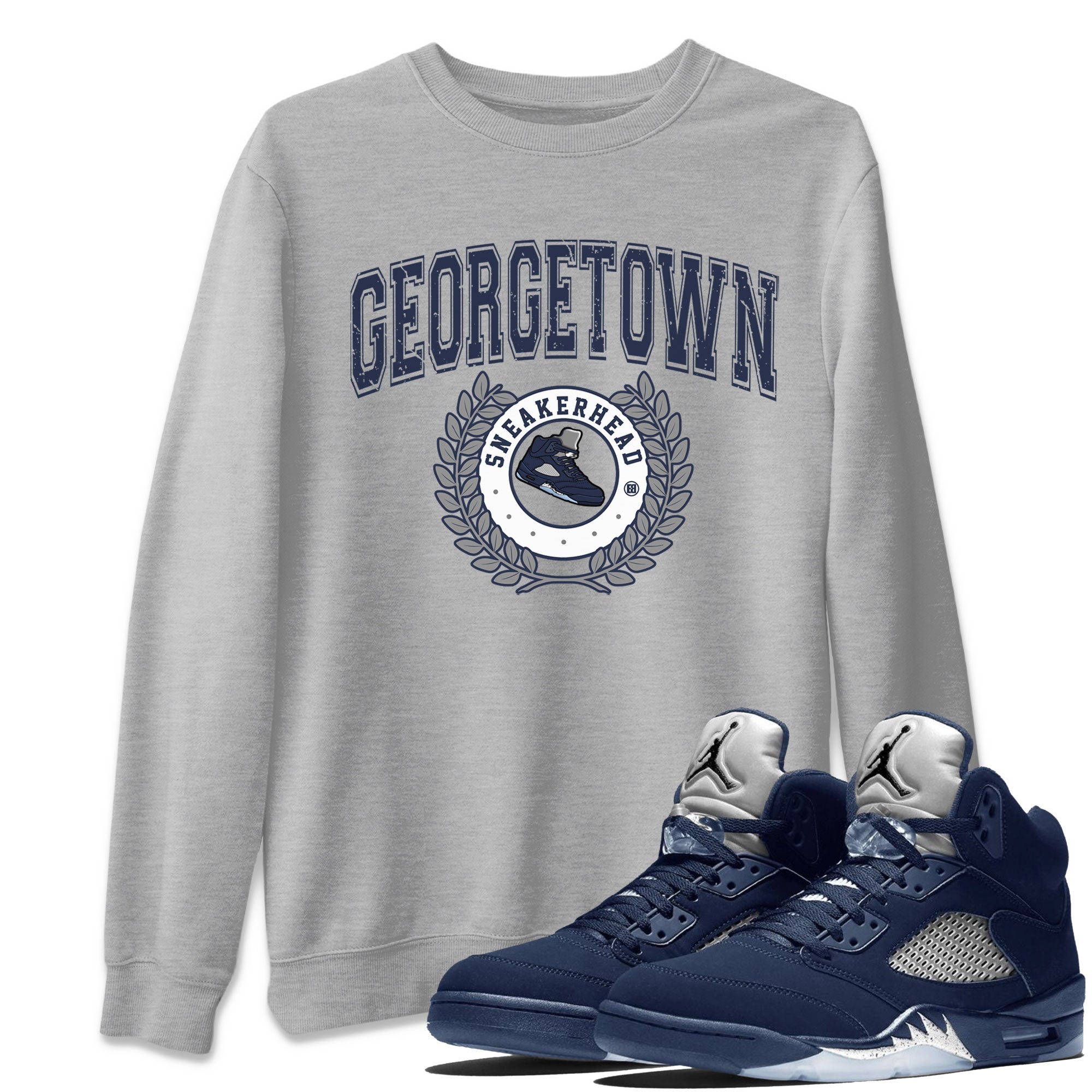 snkmatch Letter snkmatch Tee - Air Jordan 5 Georgetown