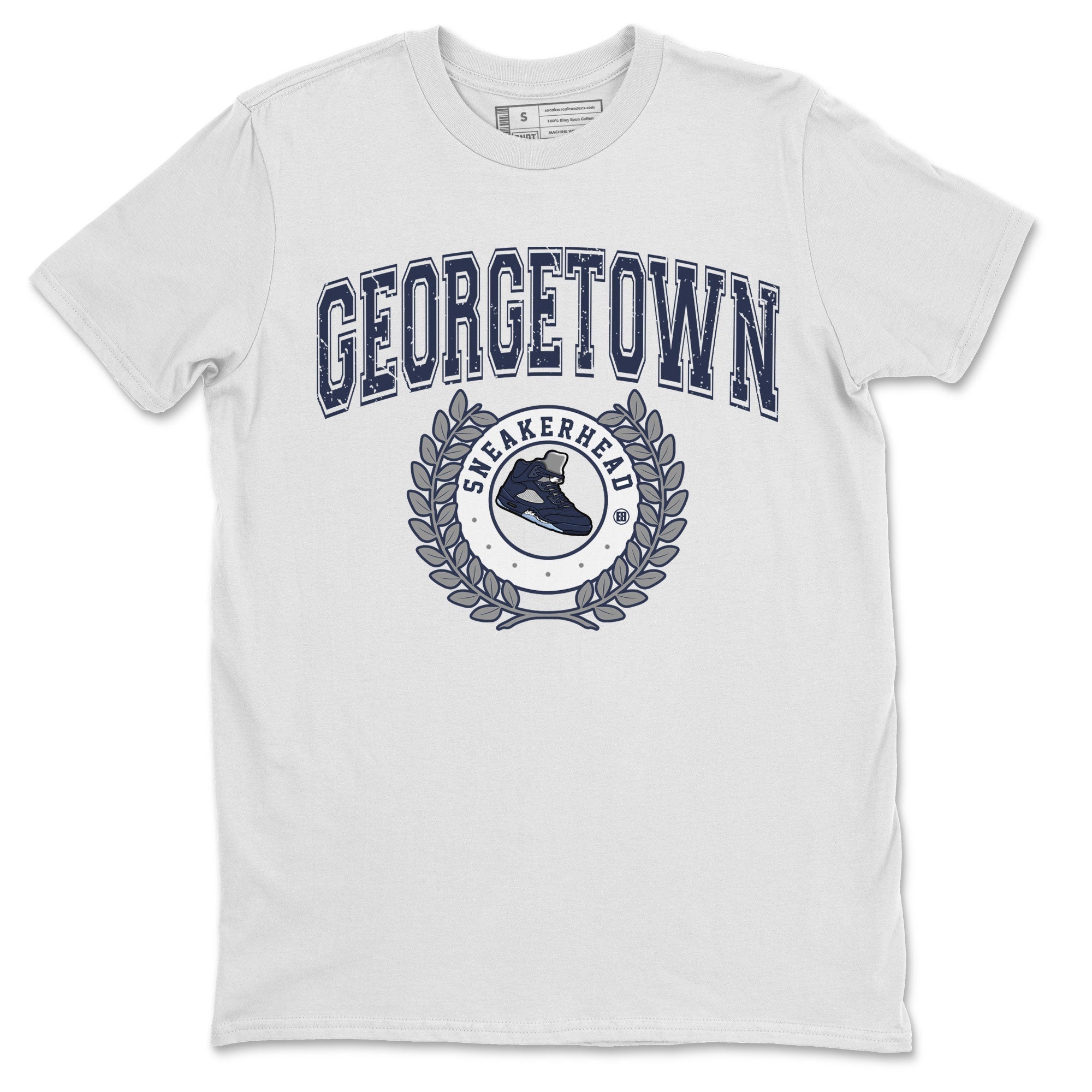 snkmatch Letter snkmatch Tee - Air Jordan 5 Georgetown