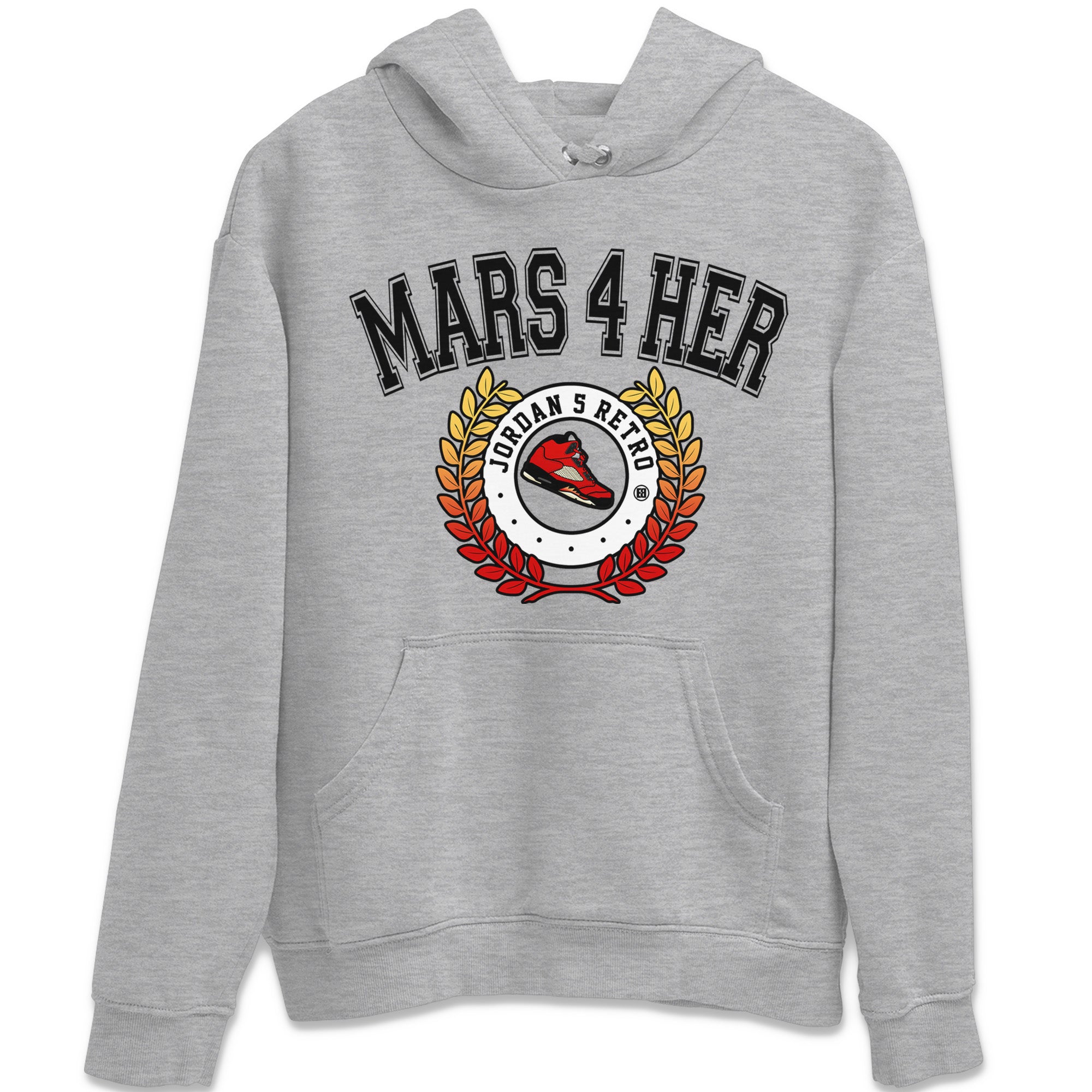 snkmatch Letter Unisex Tops - Air Jordan 5 Mars For Her