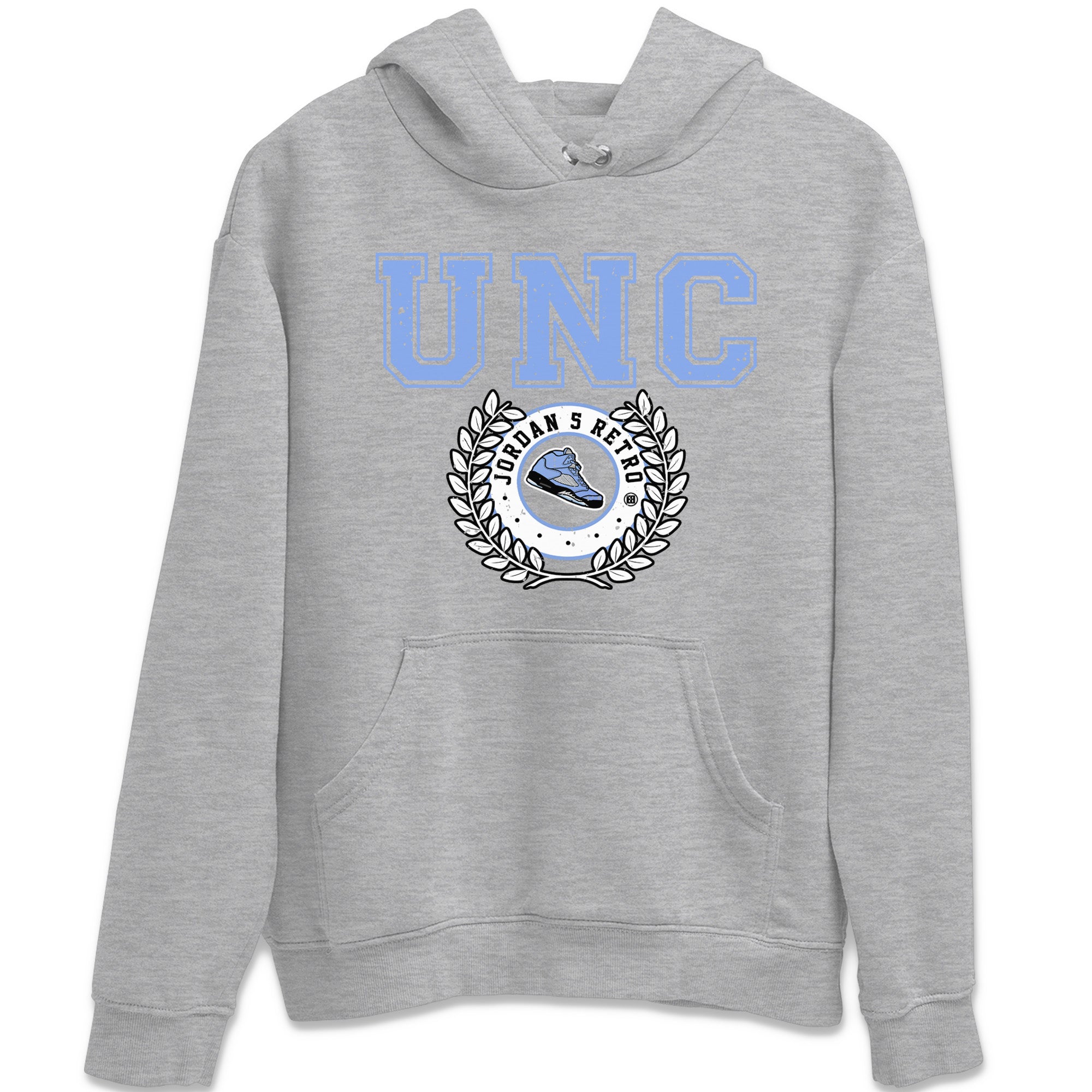 snkmatch Letter Unisex Tops - Air Jordan 5 UNC