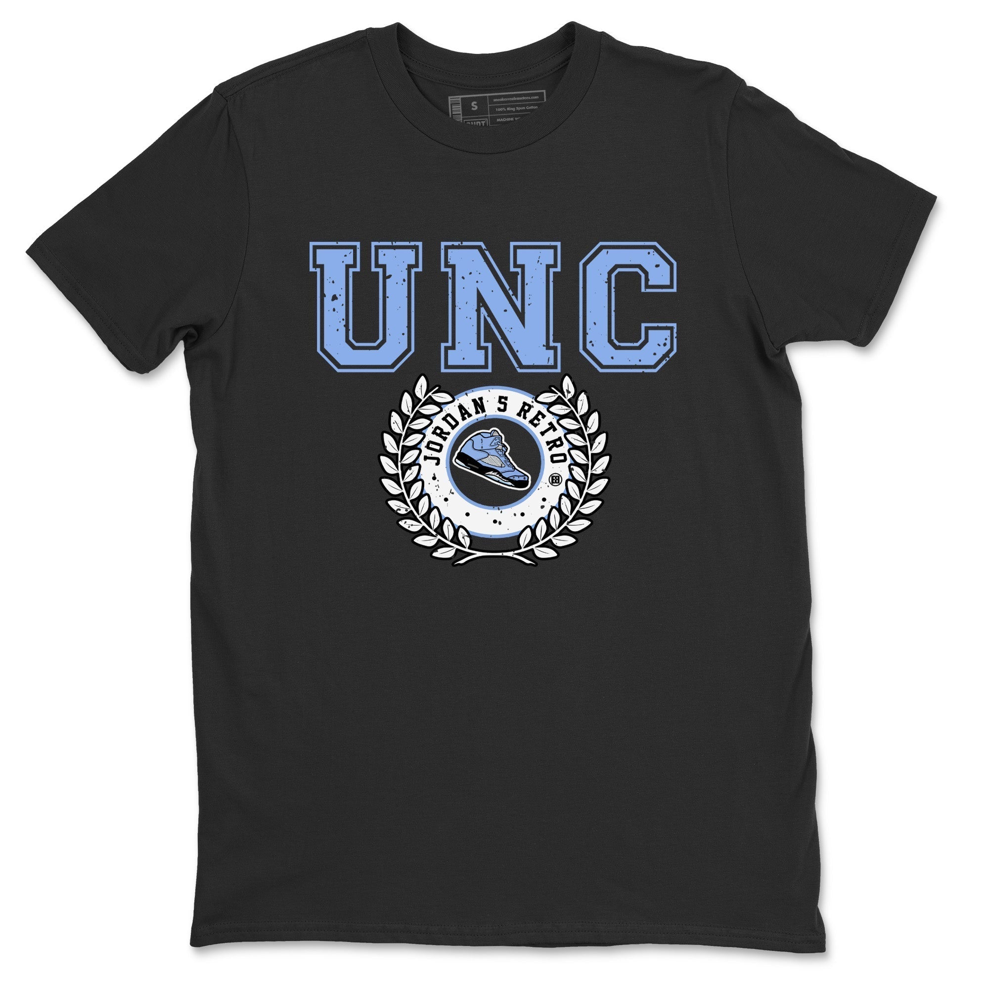 snkmatch Letter Unisex Tops - Air Jordan 5 UNC