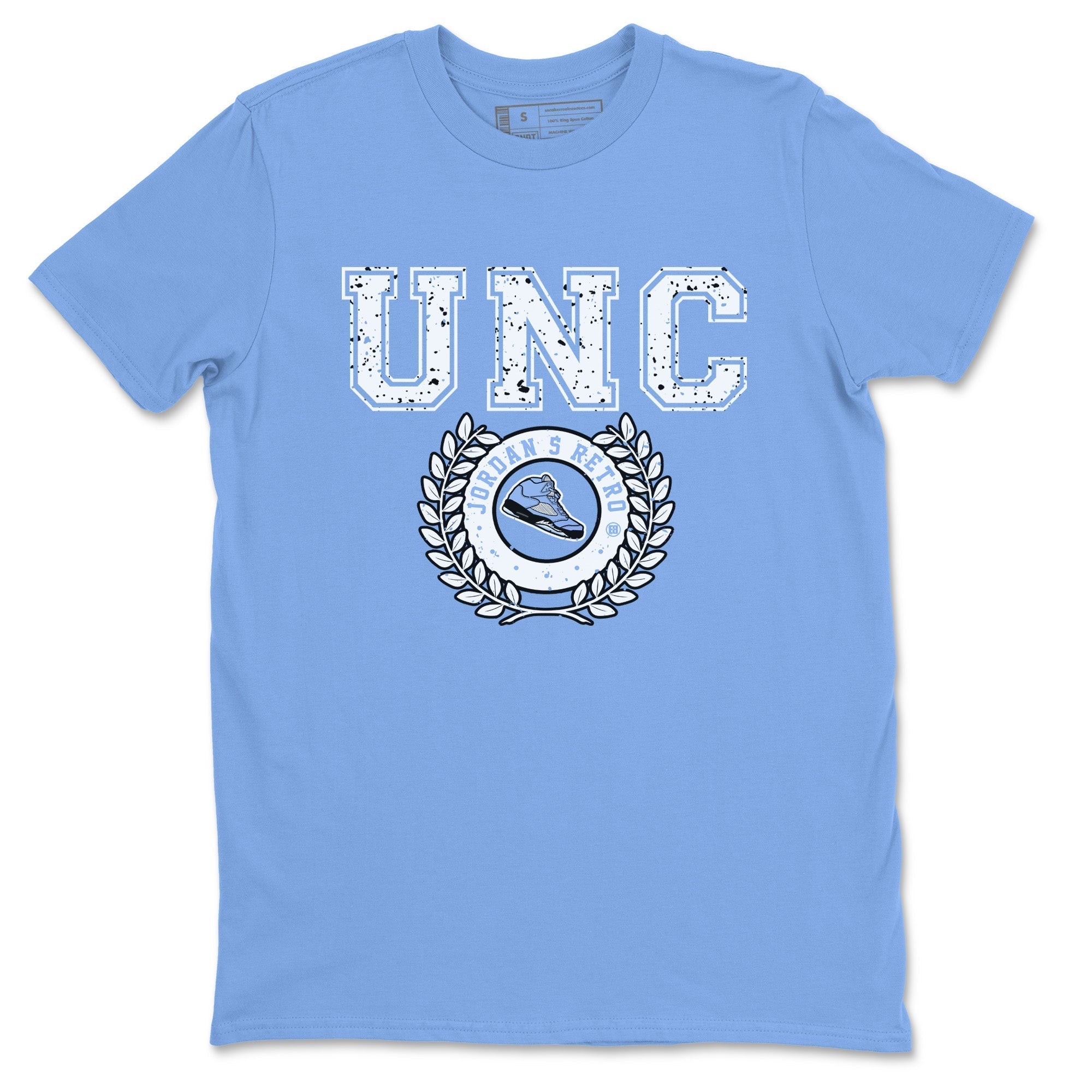 snkmatch Letter Unisex Tops - Air Jordan 5 UNC