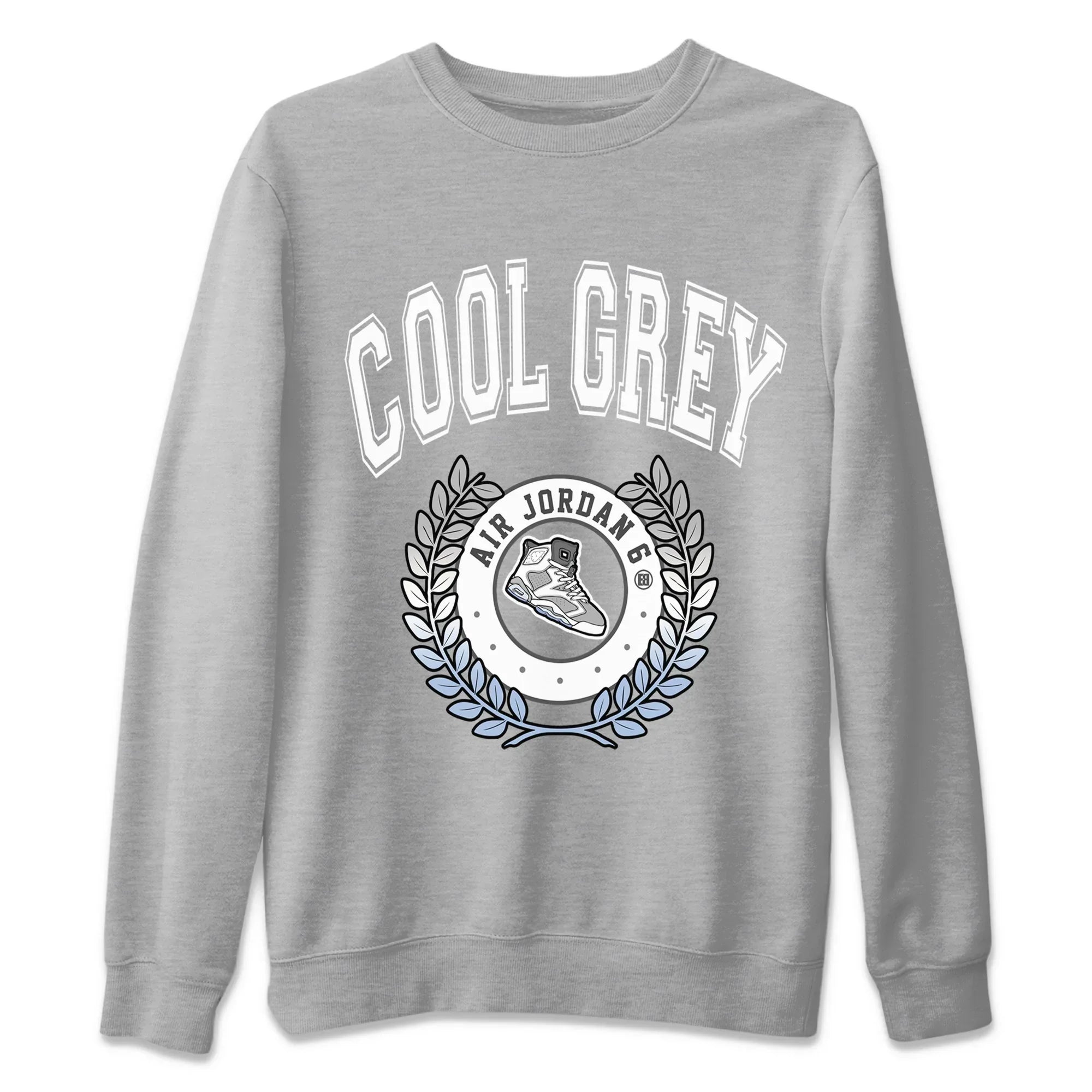 snkmatch Letter Unisex Tops - Air Jordan 6 Cool Grey