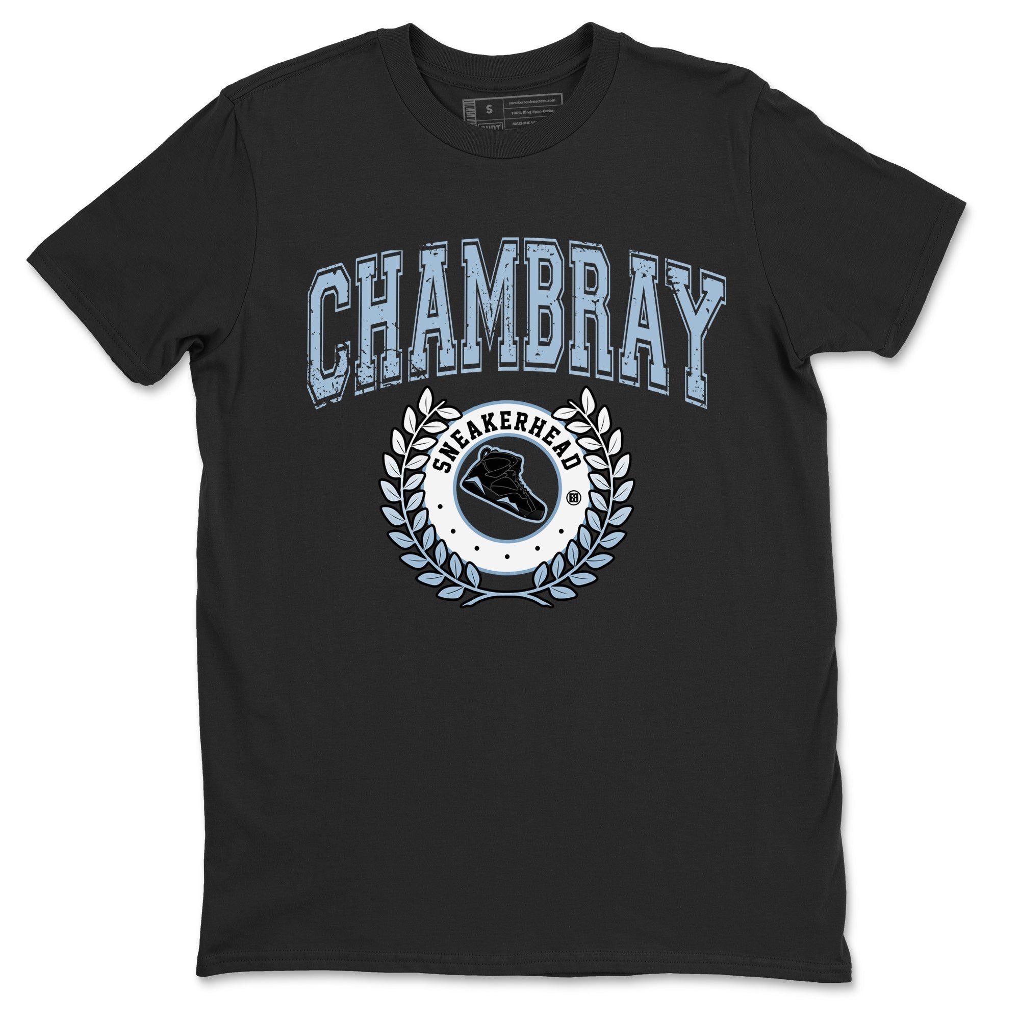 snkmatch Letter Unisex Tops - Air Jordan 7 Chambray