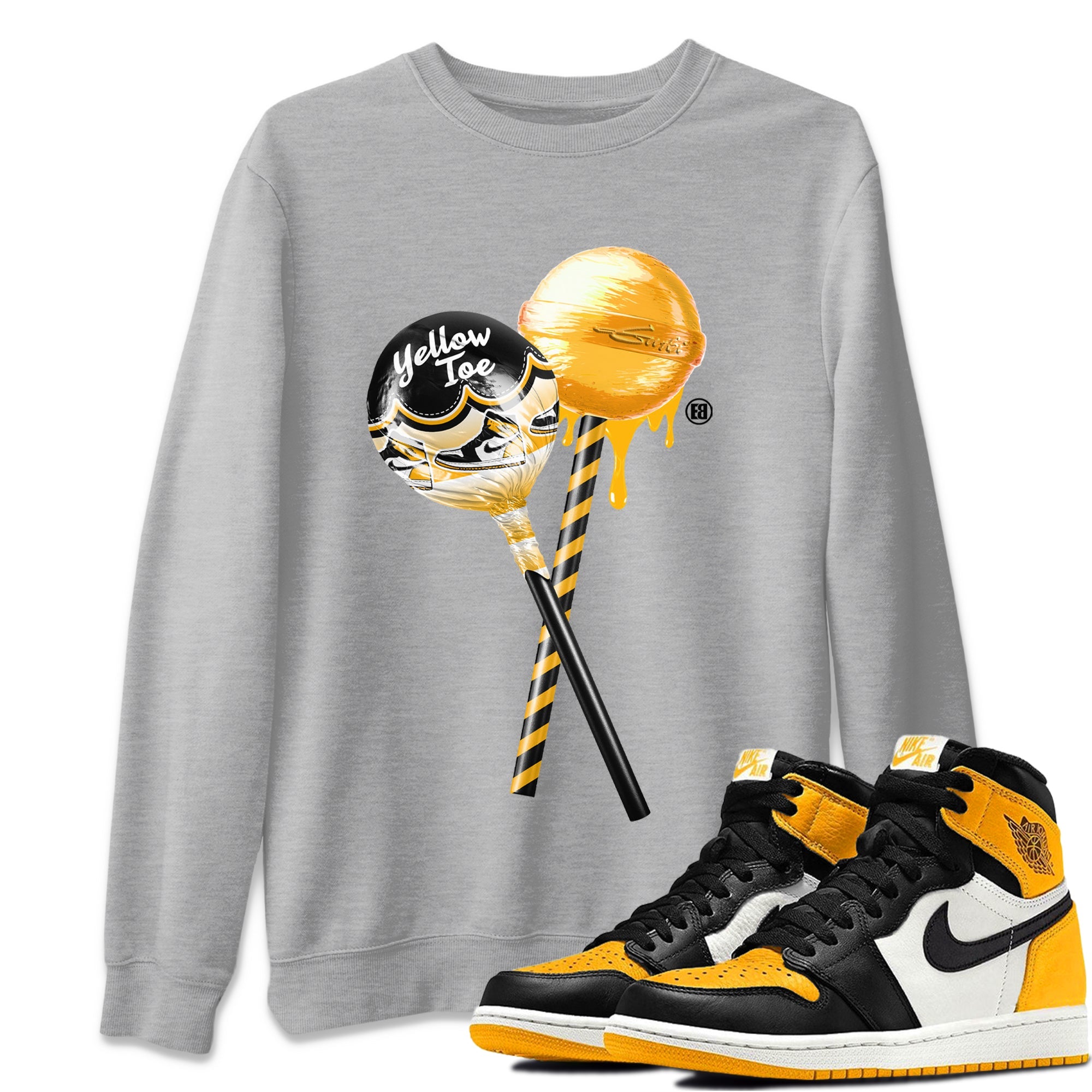 snkmatch Lollipops Unisex Tops - Air Jordan 1 Taxi