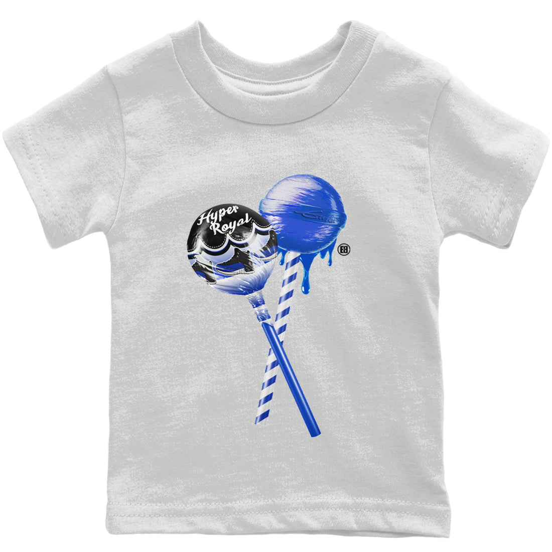 snkmatch Lollipops Kids Tops - Air Jordan 12 Hyper Royal