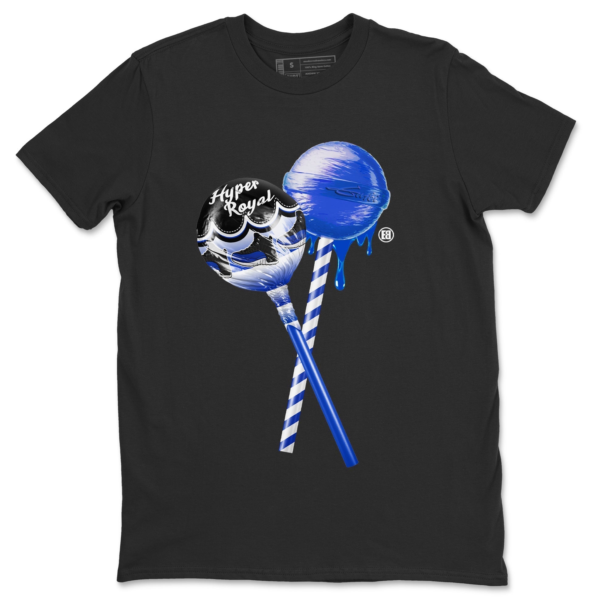 snkmatch Lollipops Unisex Tops - Air Jordan 12 Hyper Royal