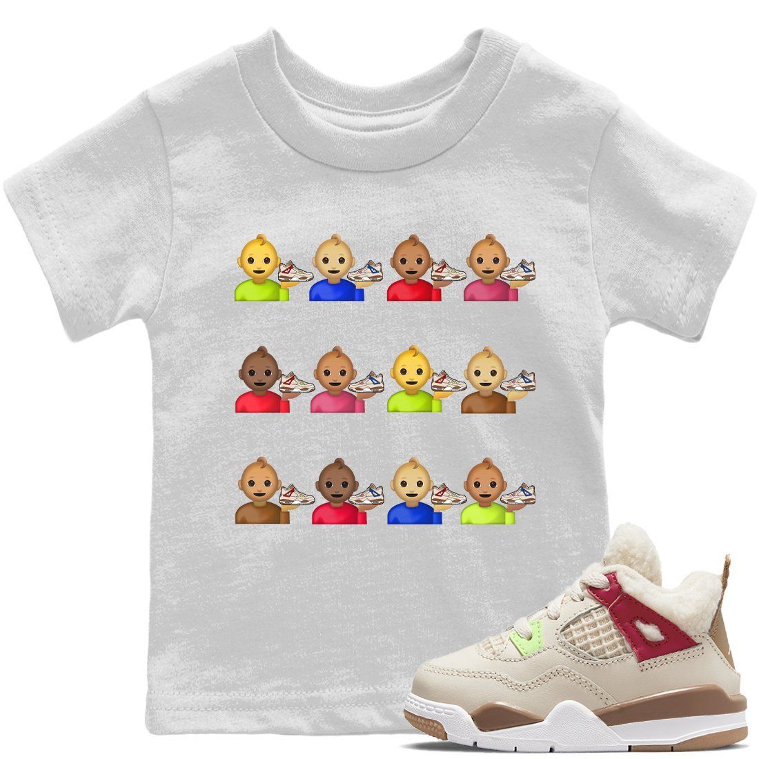 snkmatch Lover Baby Kids Tops - Air Jordan 4 Wild Things