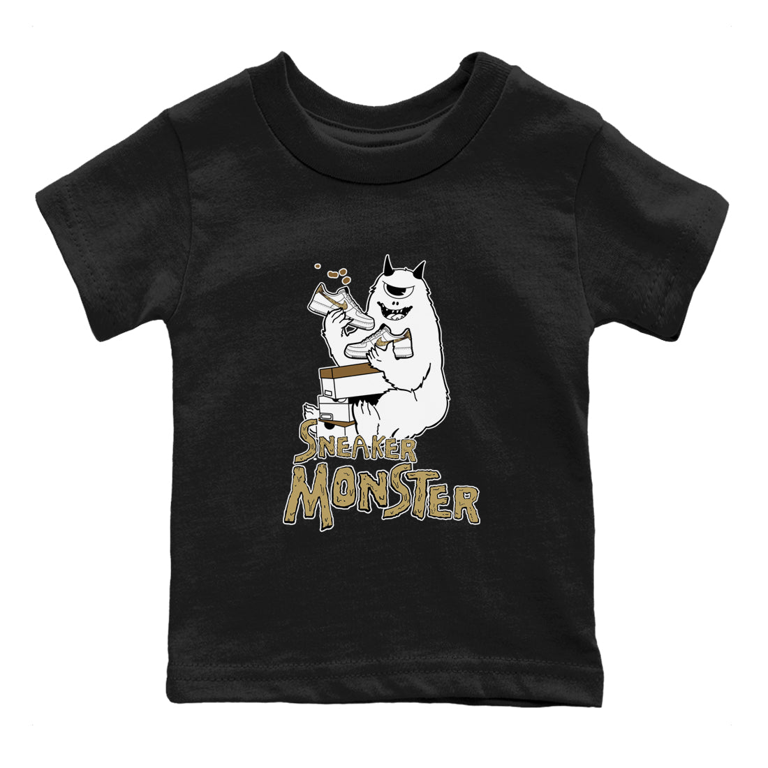 snkmatch Monster snkmatch Tees Kids - Air Force 1 Ivory Snake