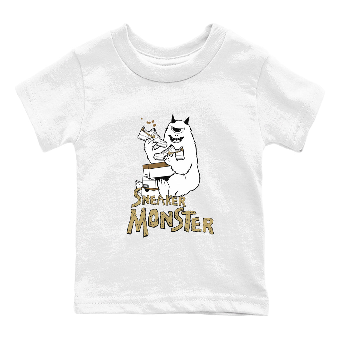 snkmatch Monster snkmatch Tees Kids - Air Force 1 Ivory Snake