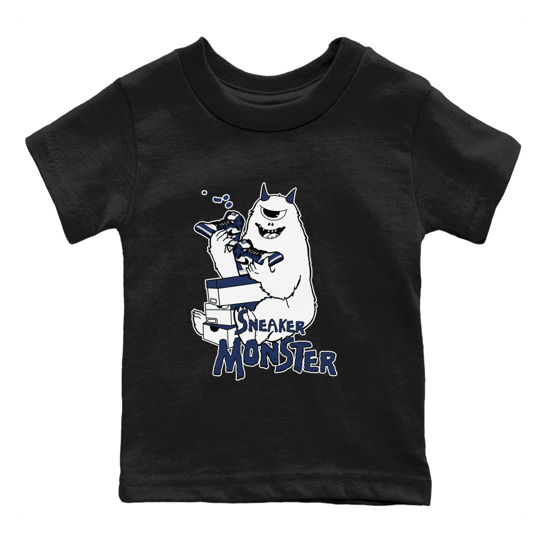 snkmatch Monster snkmatch Tees Kids - Air Jordan 1 Midnight Navy