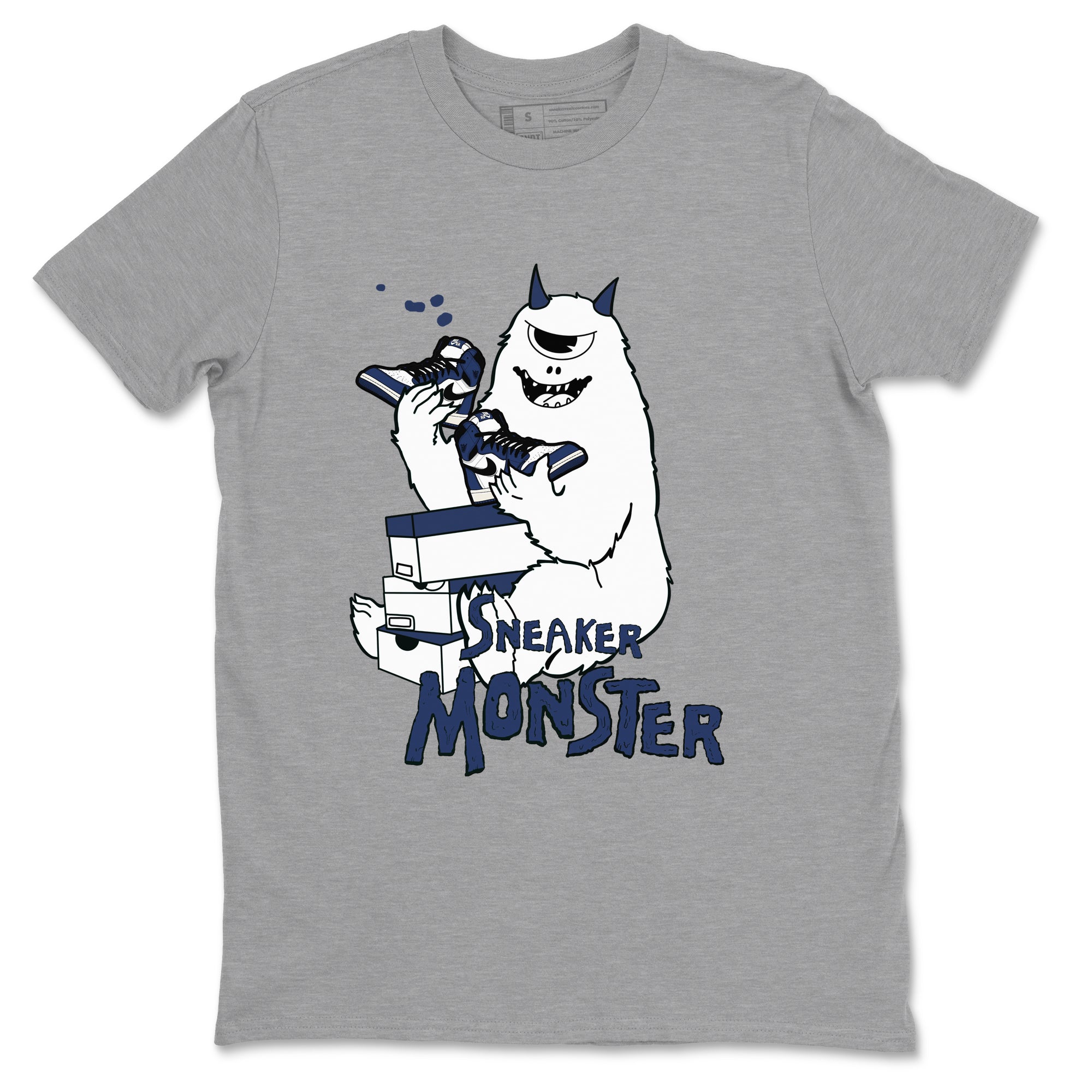 snkmatch Monster snkmatch Tees - Air Jordan 1 Midnight Navy