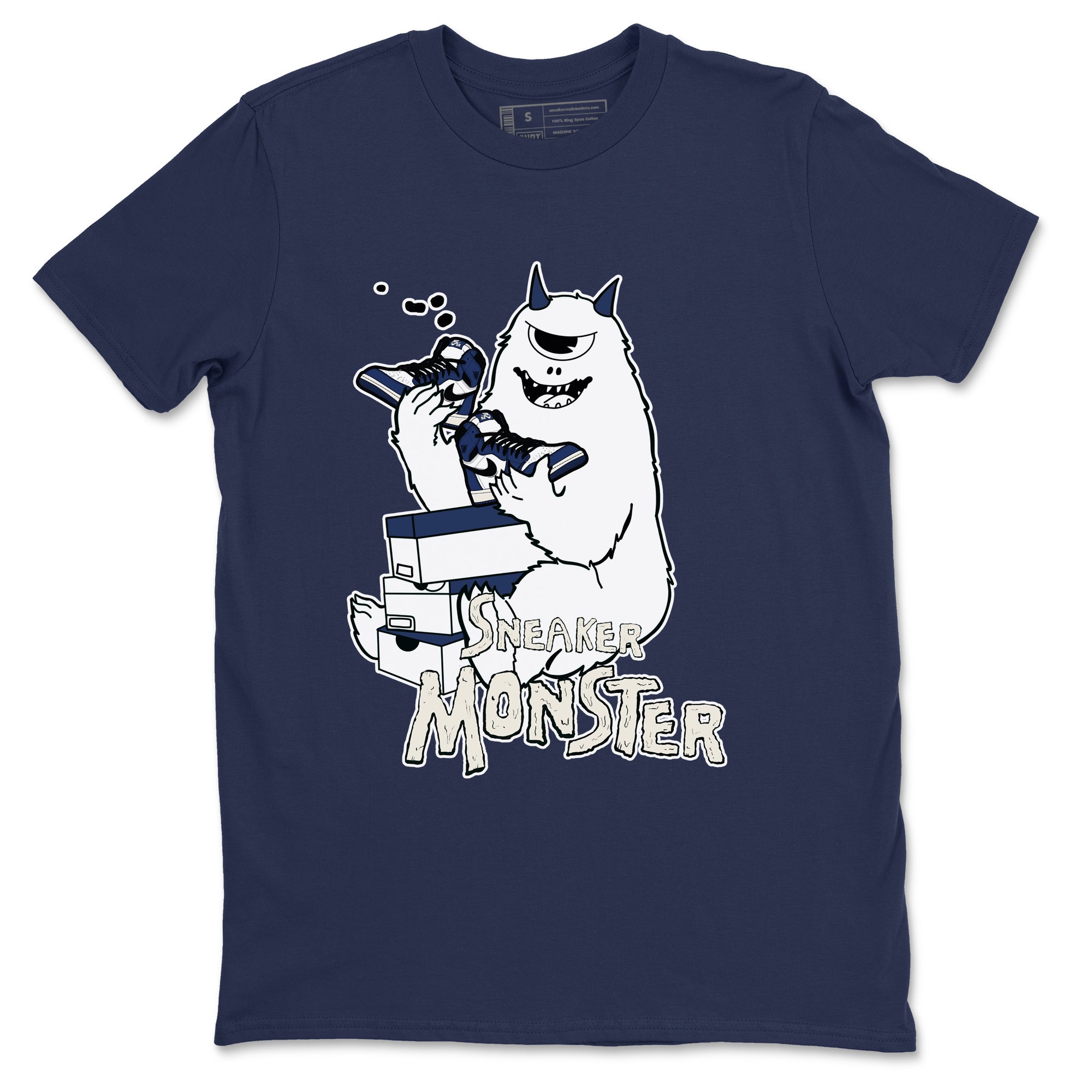 snkmatch Monster snkmatch Tees - Air Jordan 1 Midnight Navy
