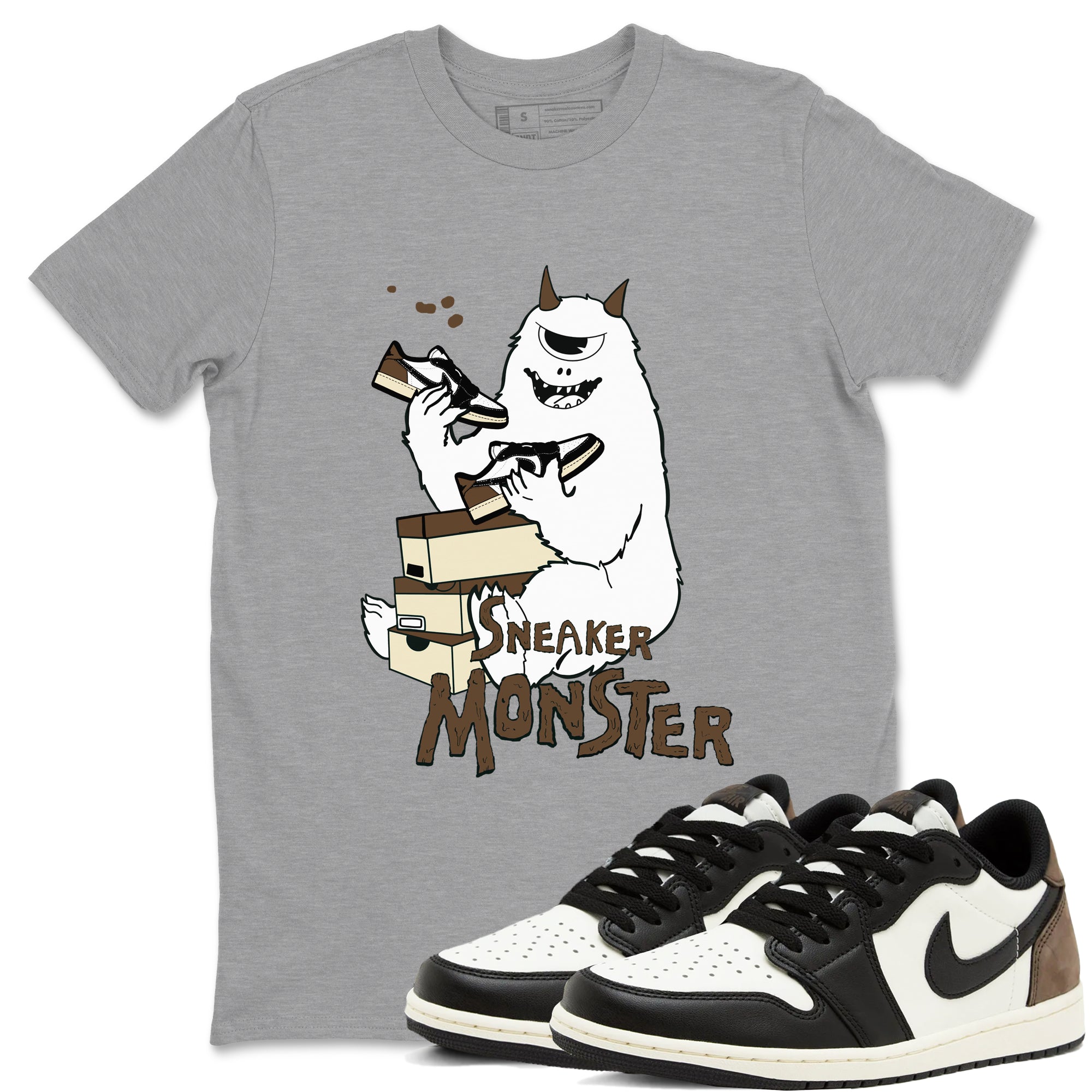 snkmatch Monster snkmatch Tees - Air Jordan 1 Mocha