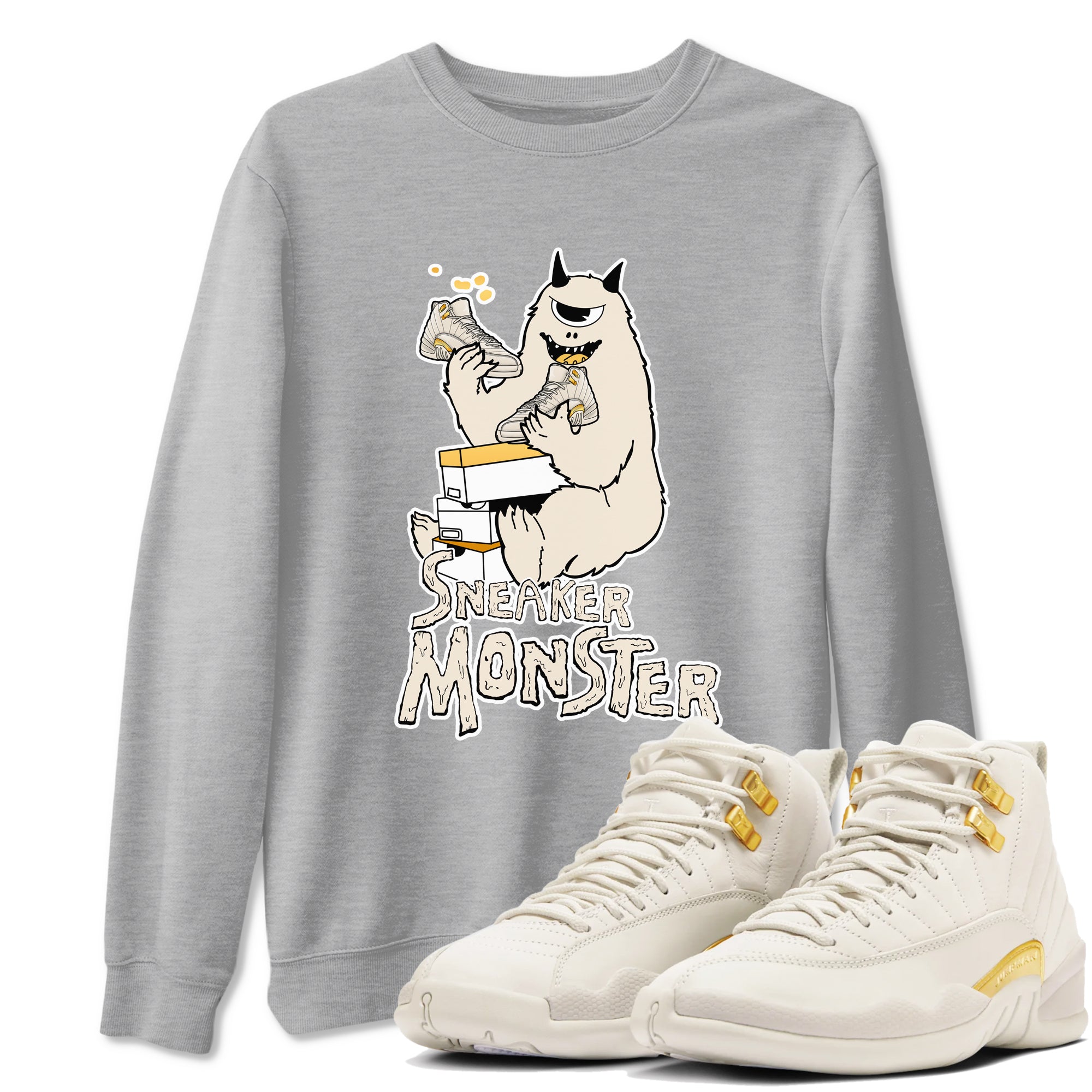 snkmatch Monster snkmatch Tees - Air Jordan 12 Phantom