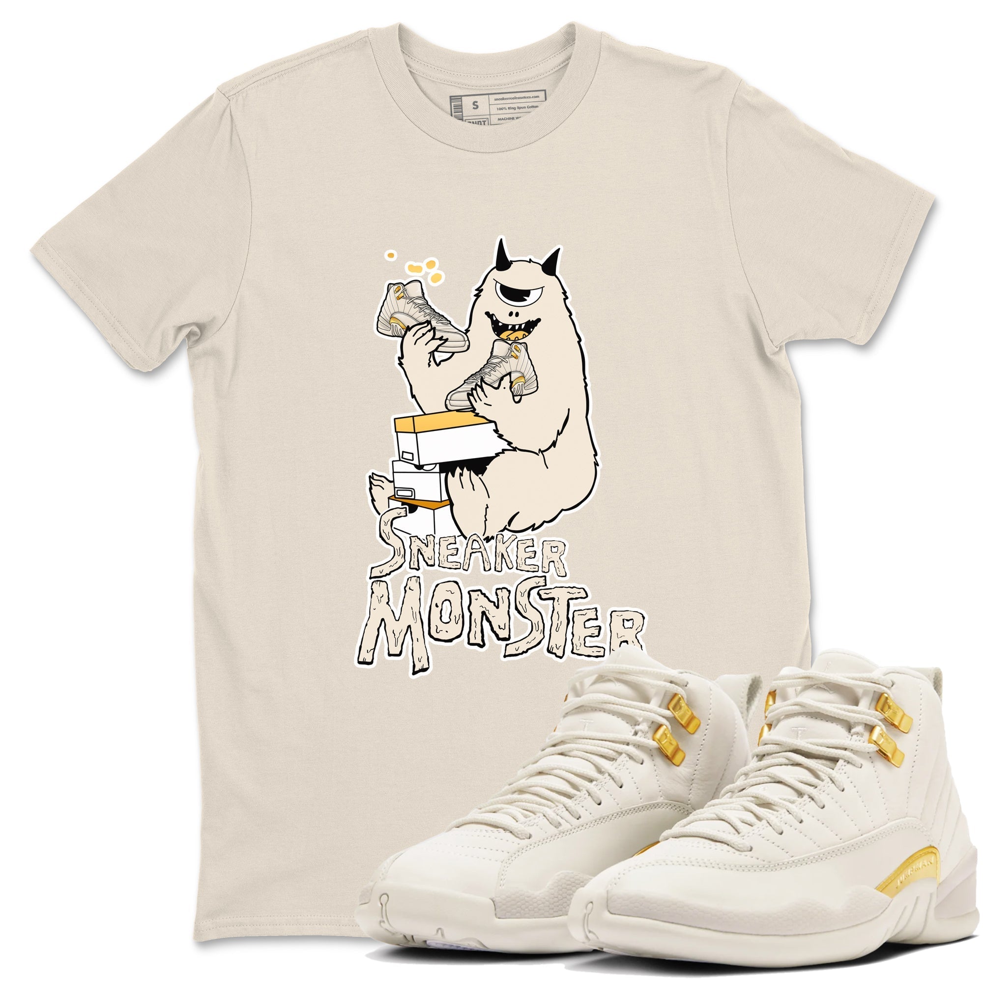 snkmatch Monster snkmatch Tees - Air Jordan 12 Phantom