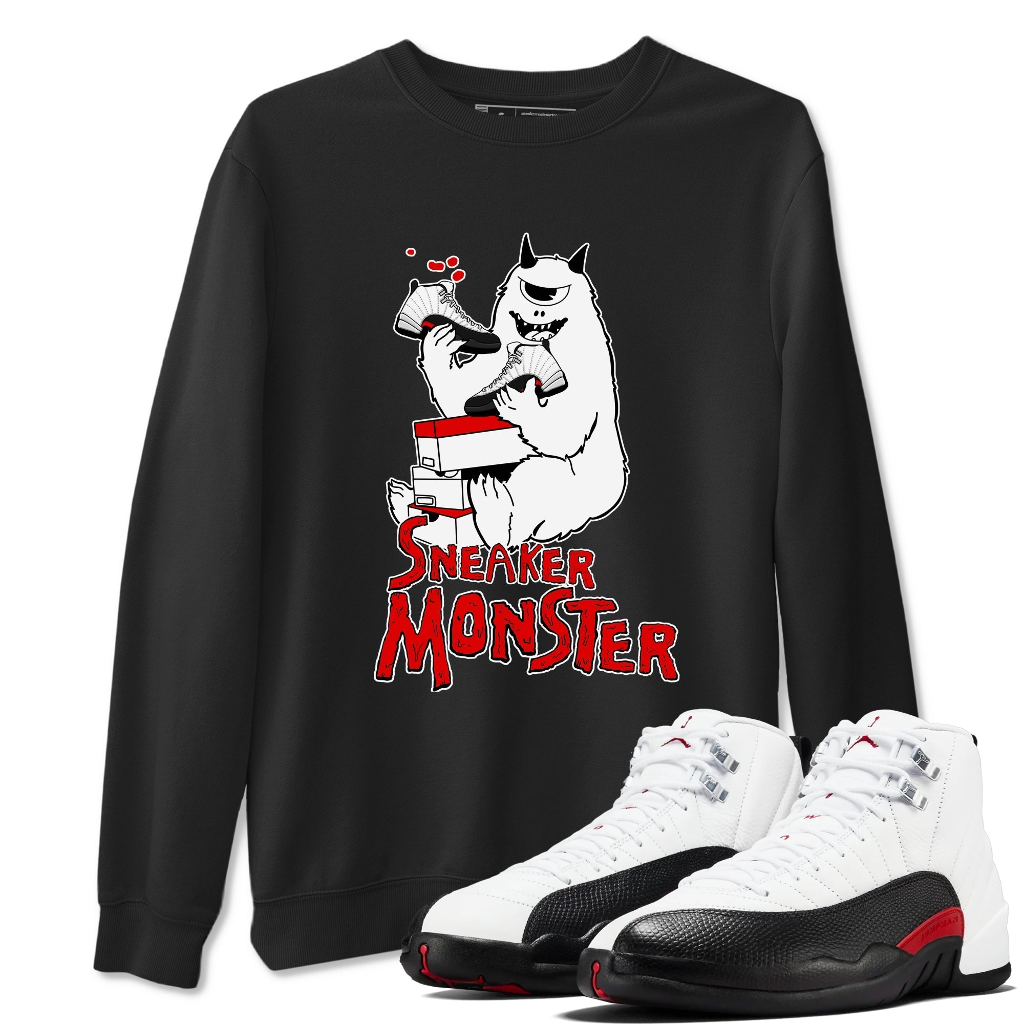 snkmatch Monster snkmatch Tees - Air Jordan 12 Taxi Flip