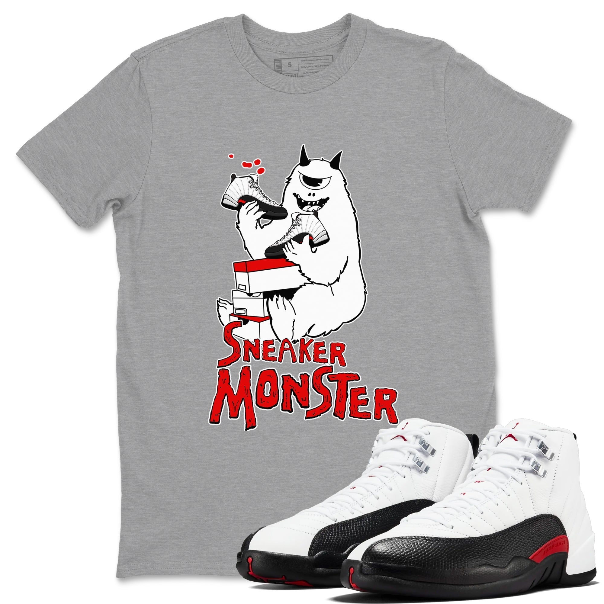 snkmatch Monster snkmatch Tees - Air Jordan 12 Taxi Flip