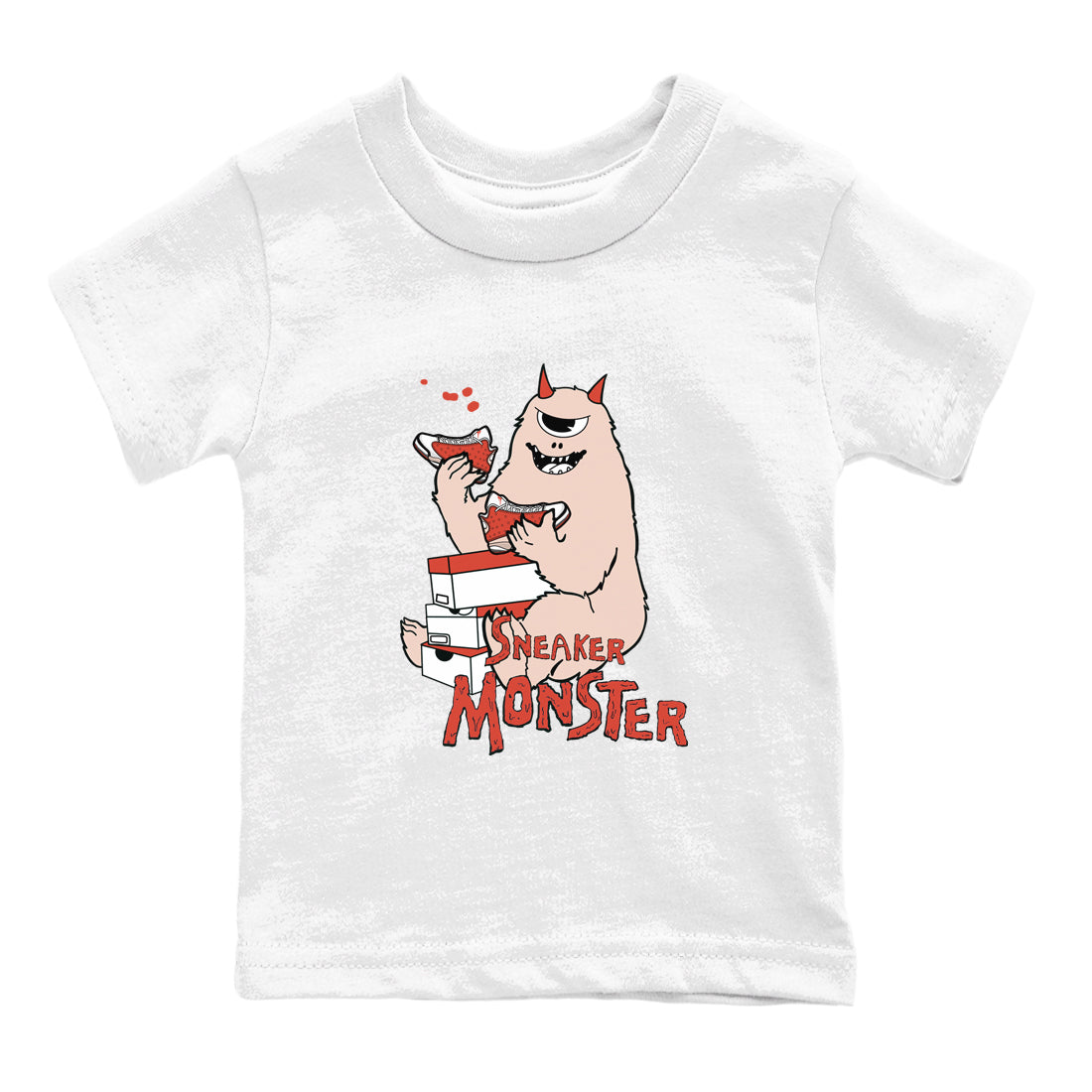 snkmatch Monster snkmatch Tees Kids - Air Jordan 13 Dune Red