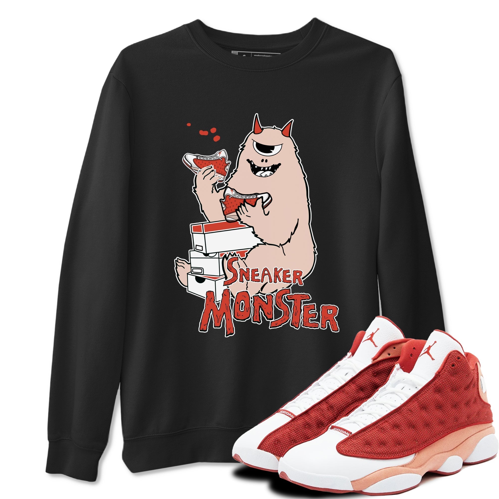 snkmatch Monster snkmatch Tees - Air Jordan 13 Dune Red