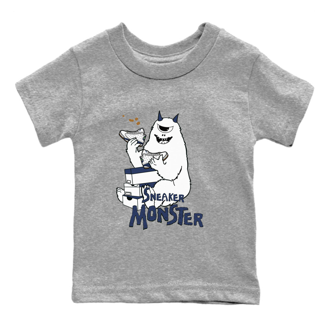 snkmatch Monster snkmatch Tees Kids - Air Jordan 13 Midnight Navy
