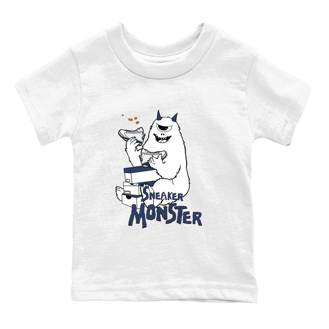 snkmatch Monster snkmatch Tees Kids - Air Jordan 13 Midnight Navy
