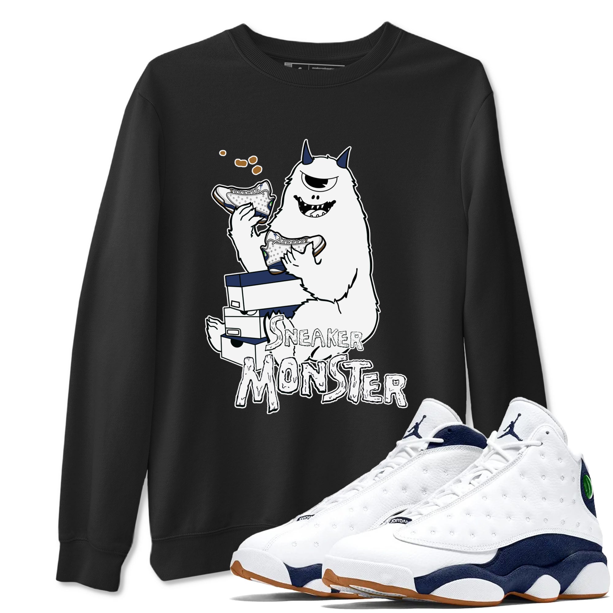 snkmatch Monster snkmatch Tees - Air Jordan 13 Midnight Navy