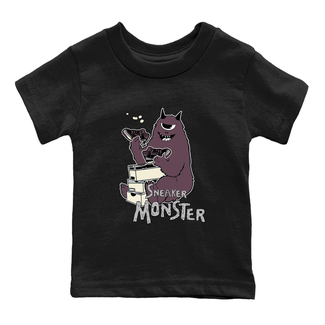 snkmatch Monster snkmatch Tees Kids - Air Jordan 3 A Ma Maniere x Black