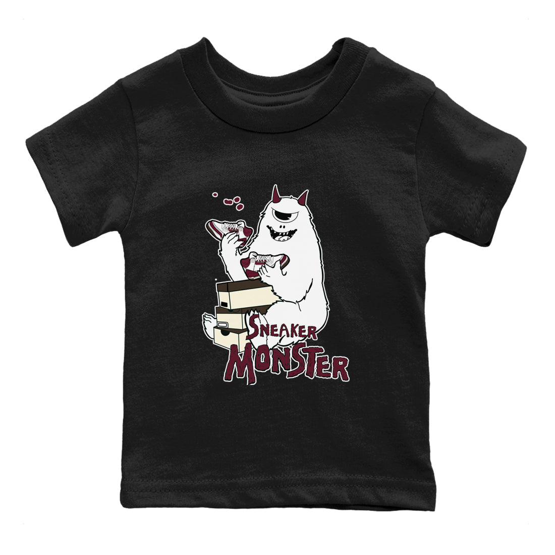 snkmatch Monster snkmatch Tees Kids - Air Jordan 3 A Ma Maniere x Burgundy Crush