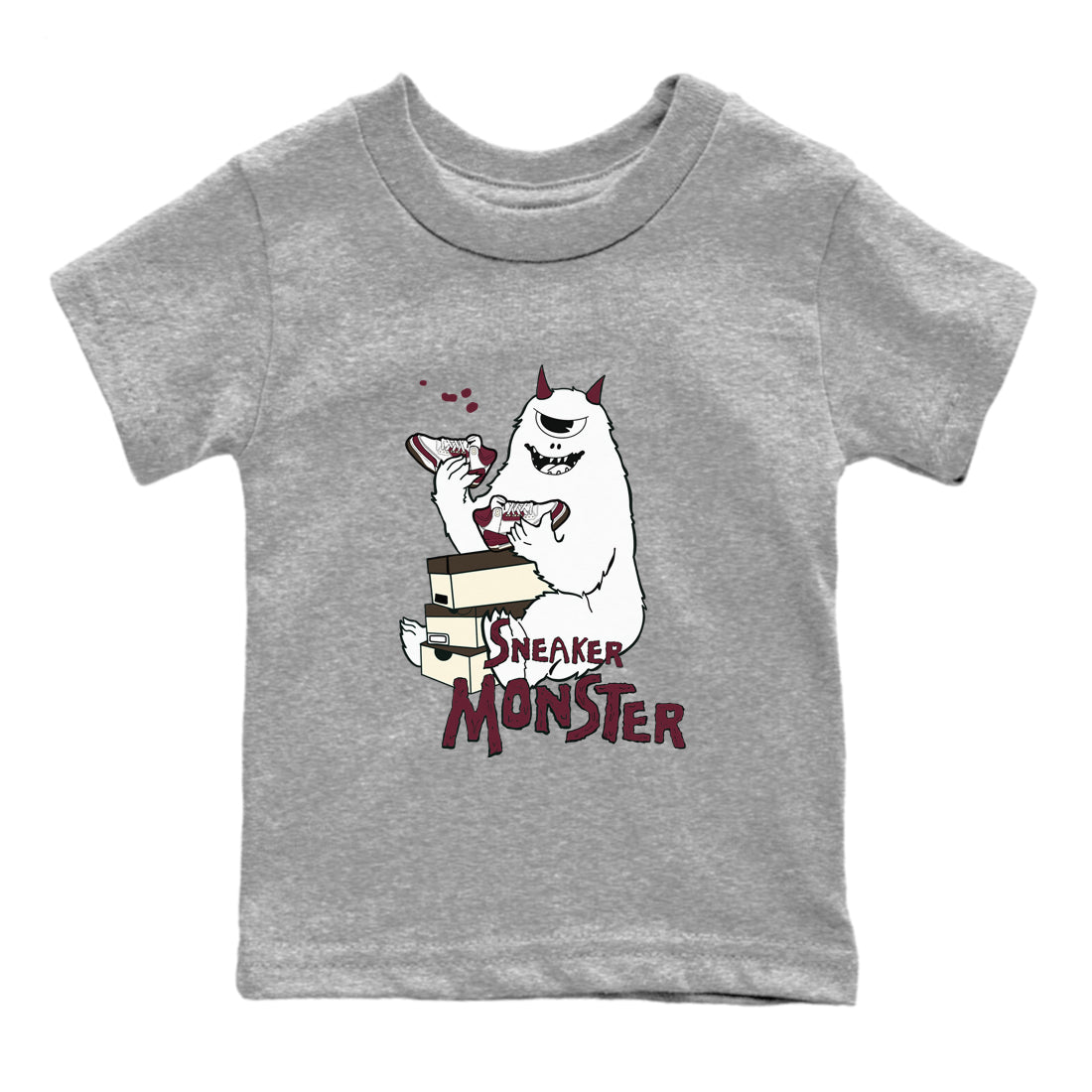 snkmatch Monster snkmatch Tees Kids - Air Jordan 3 A Ma Maniere x Burgundy Crush
