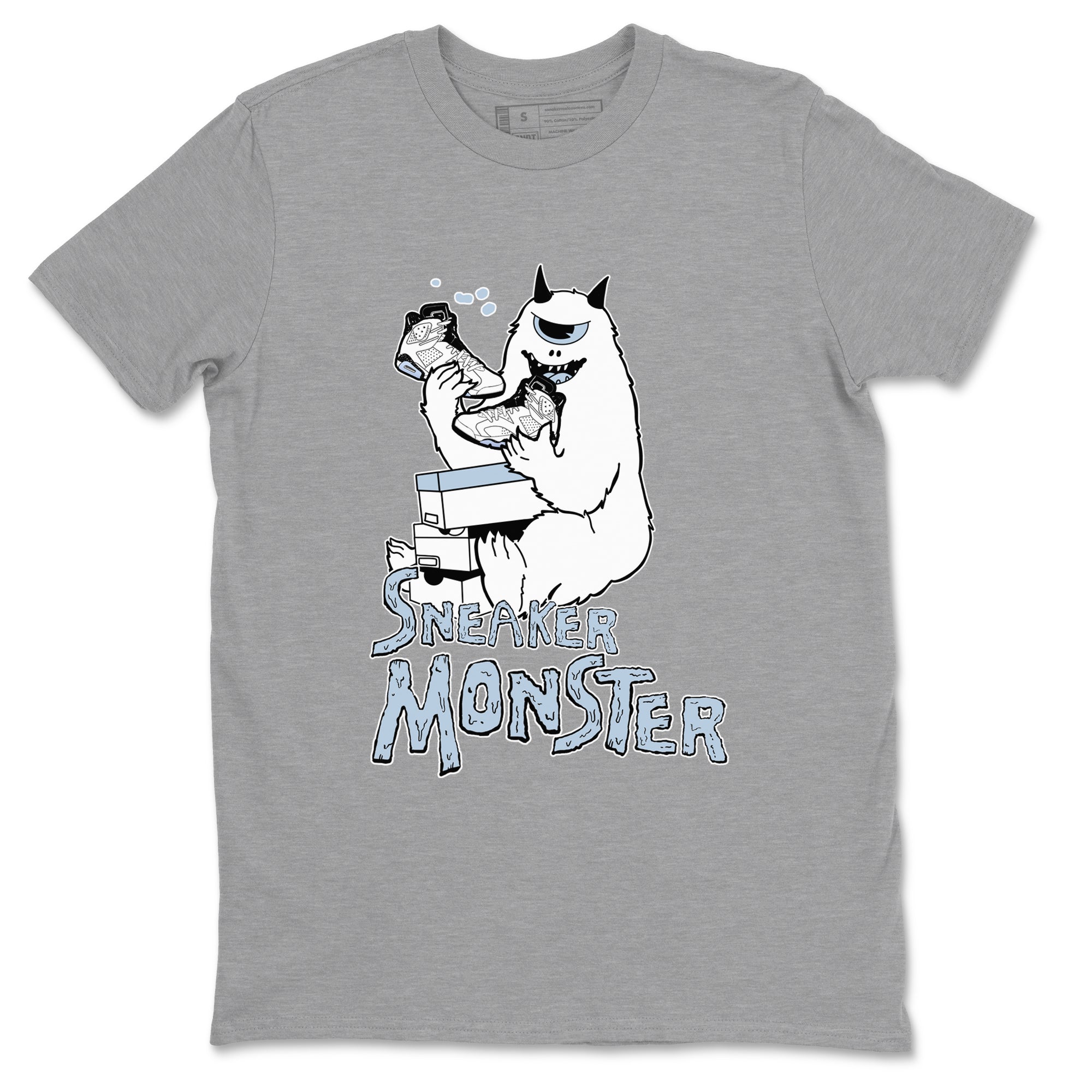 snkmatch Monster snkmatch Tees - Air Jordan 6 White Black
