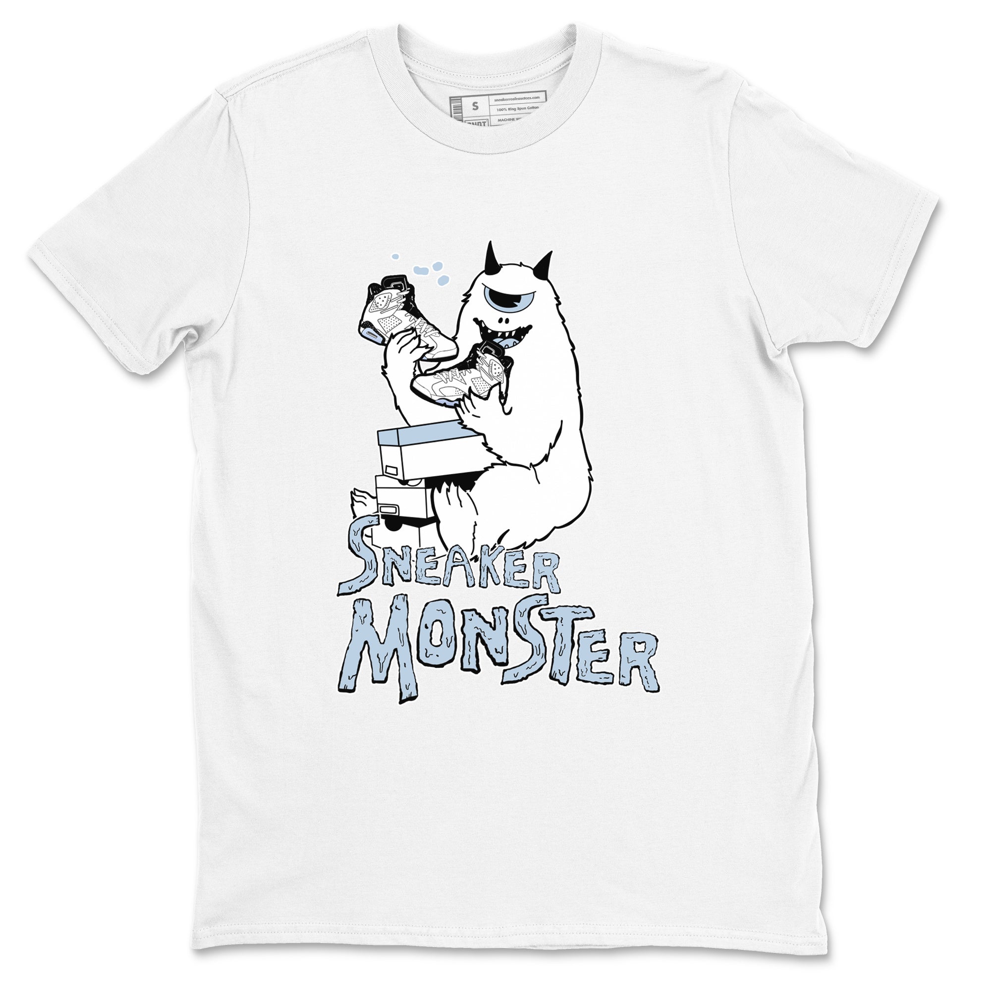 snkmatch Monster snkmatch Tees - Air Jordan 6 White Black