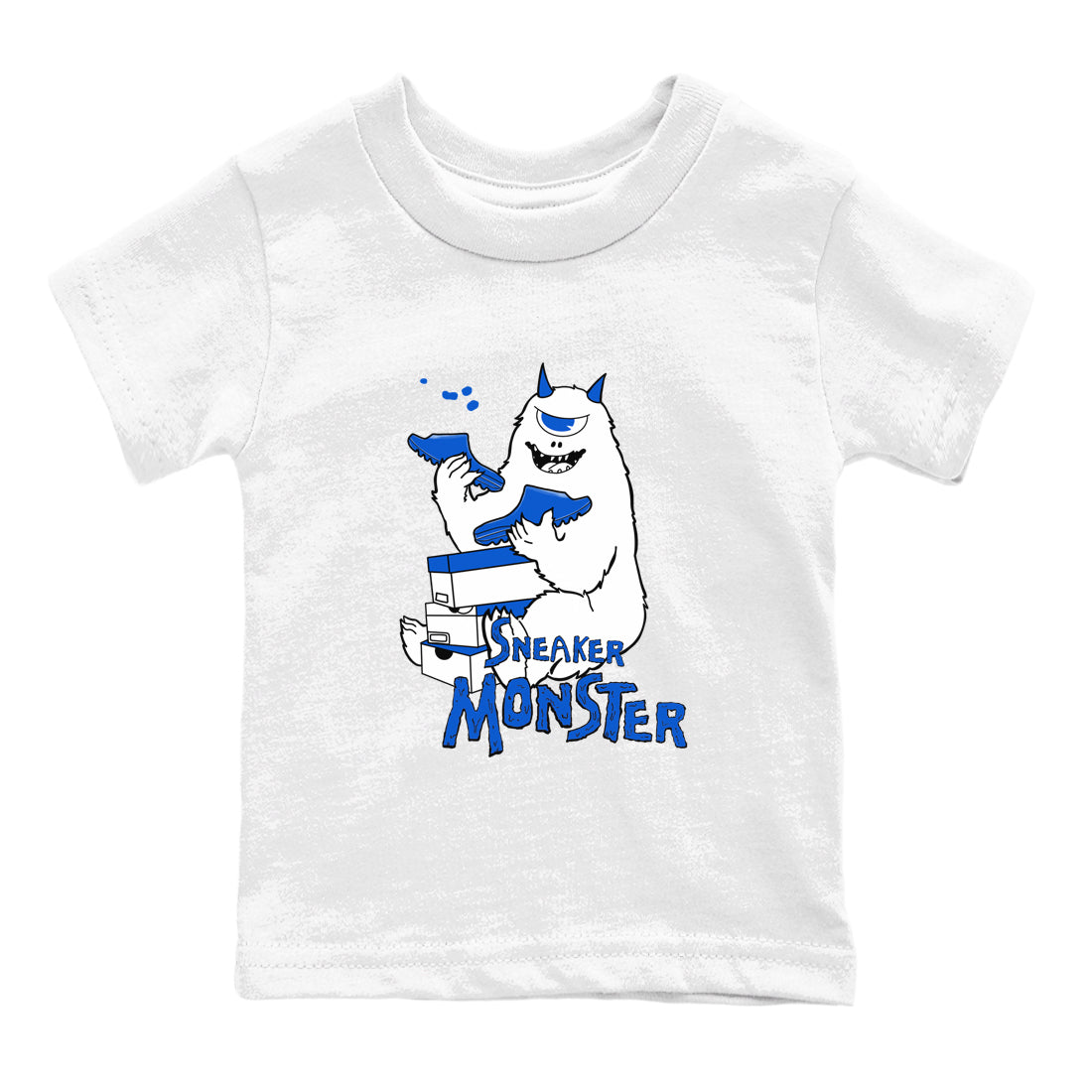 snkmatch Monster snkmatch Tees Kids - Yeezy Slide Azure