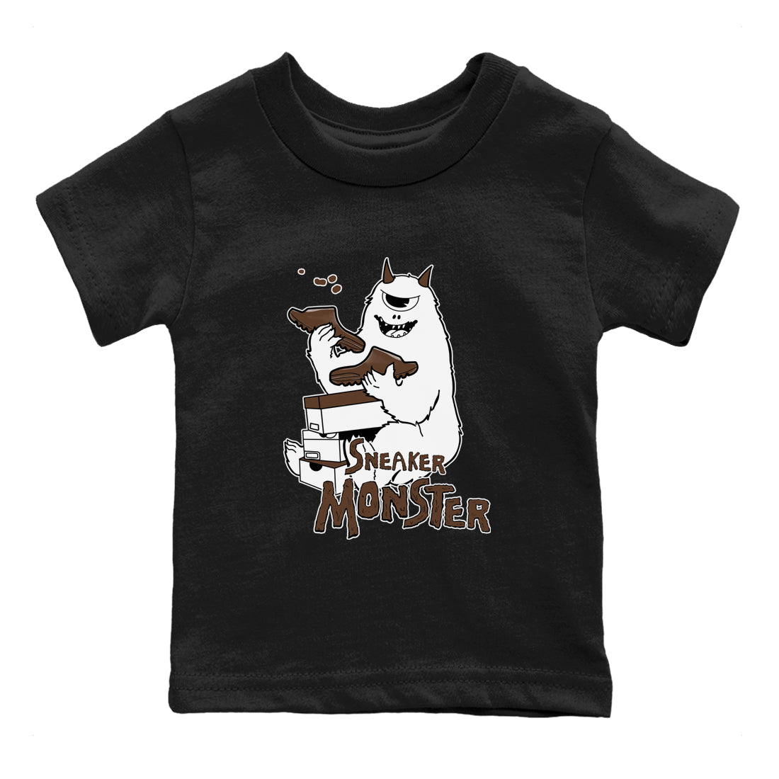 snkmatch Monster snkmatch Tees Kids - Yeezy Slide Flax