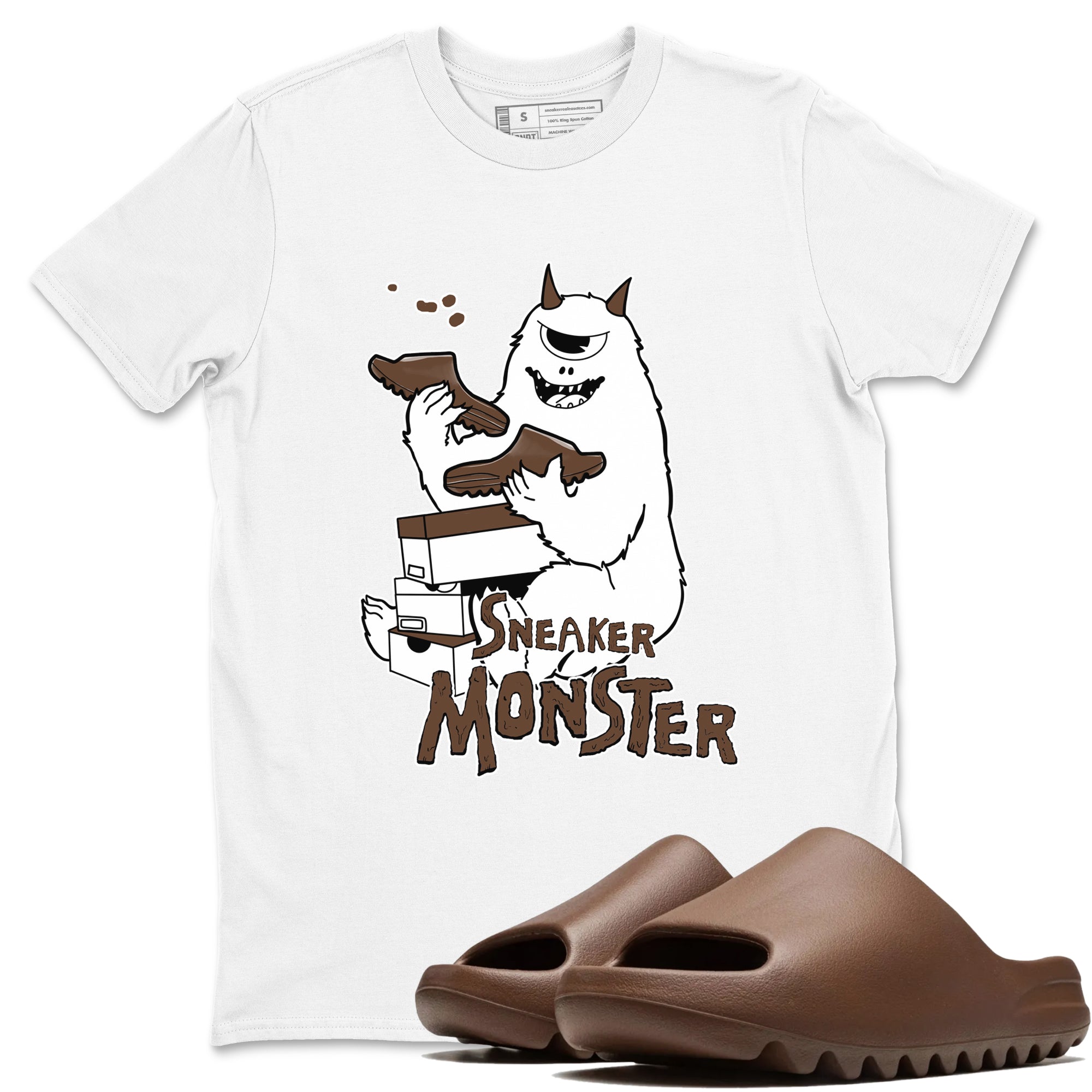 snkmatch Monster snkmatch Tees - Yeezy Slide Flax