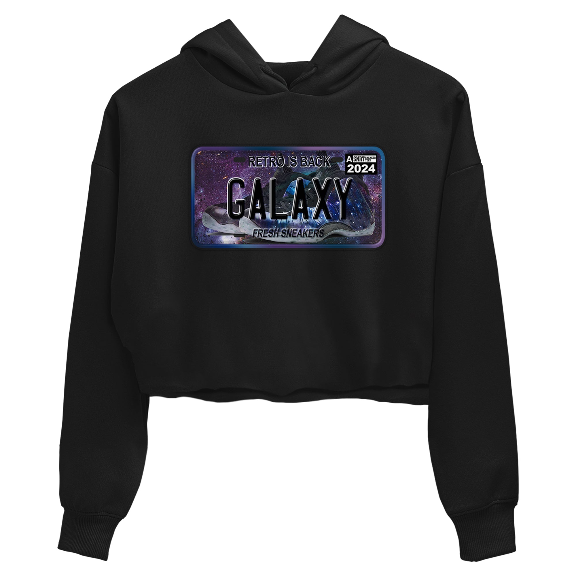snkmatch Plate snkmatch Women's Top - Air Foamposite One Galaxy