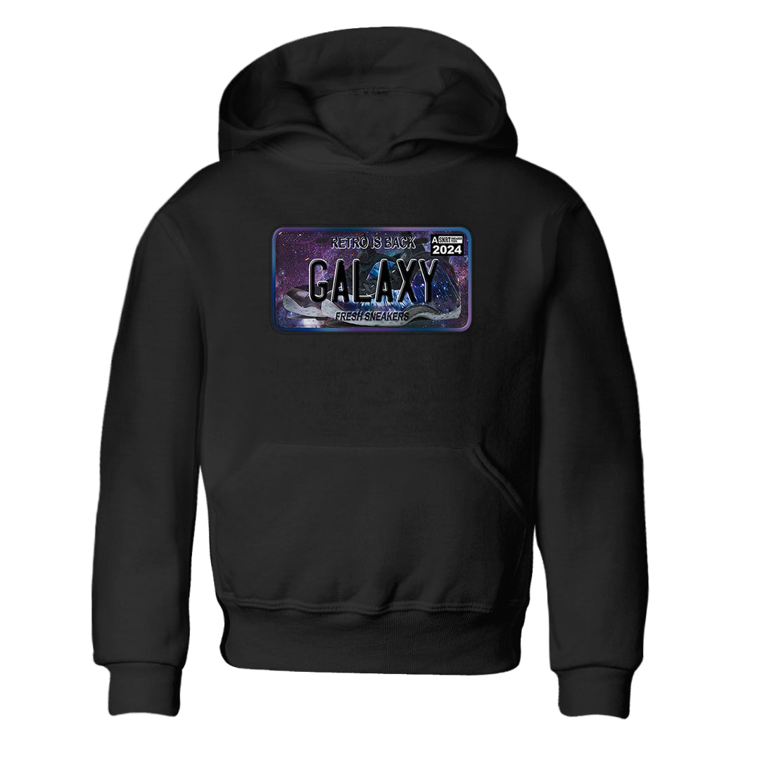 snkmatch Plate snkmatch Tees Kids - Air Foamposite One Galaxy