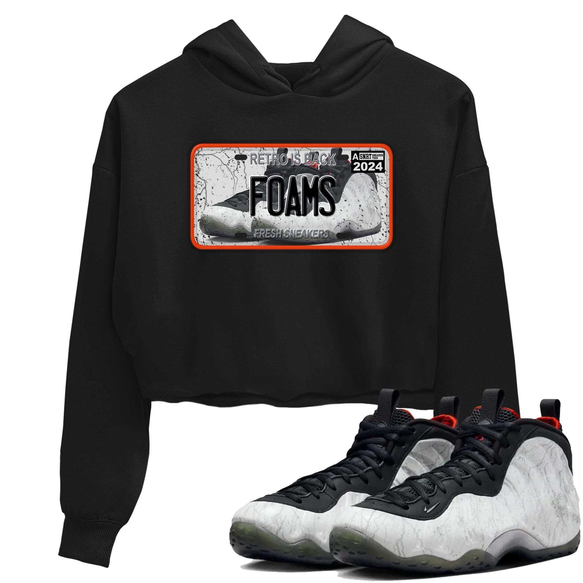 snkmatch Plate snkmatch Women's Top - Air Foamposite One Jin