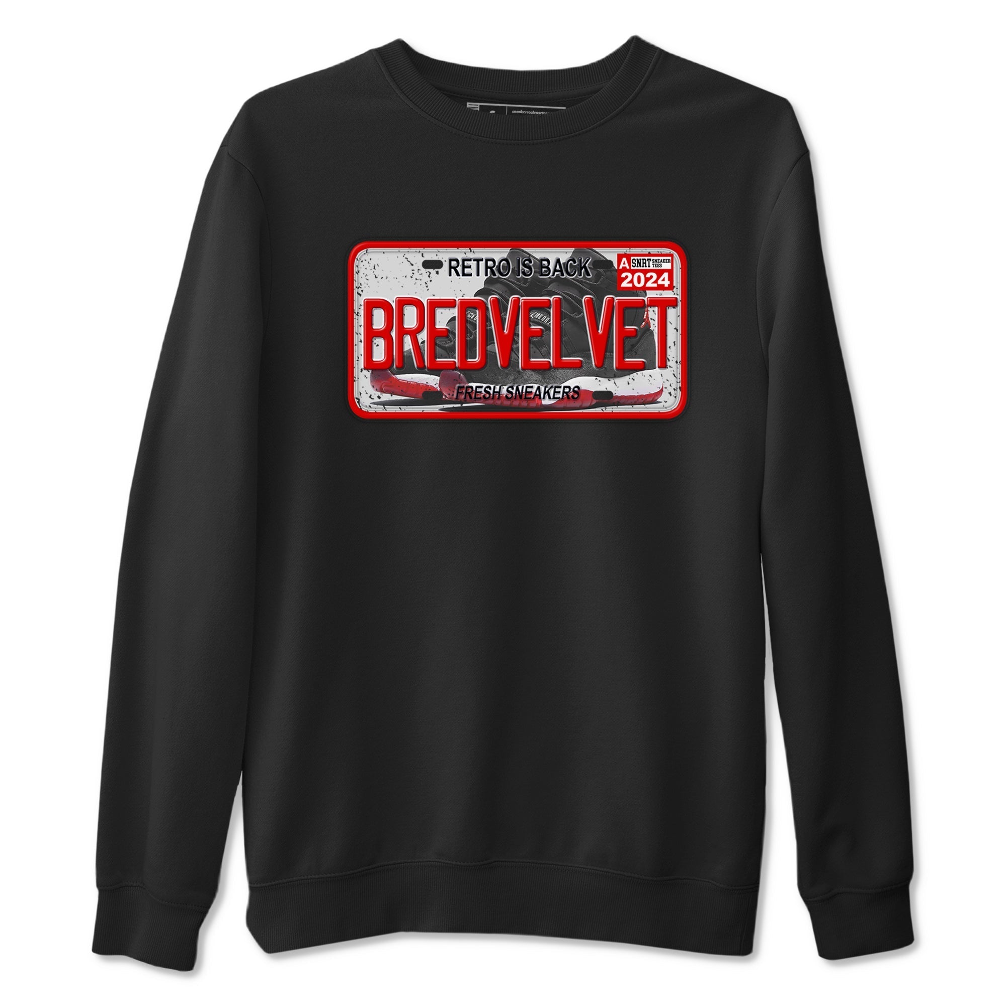 snkmatch Plate snkmatch Tees - Air Jordan 11 Bred Velvet