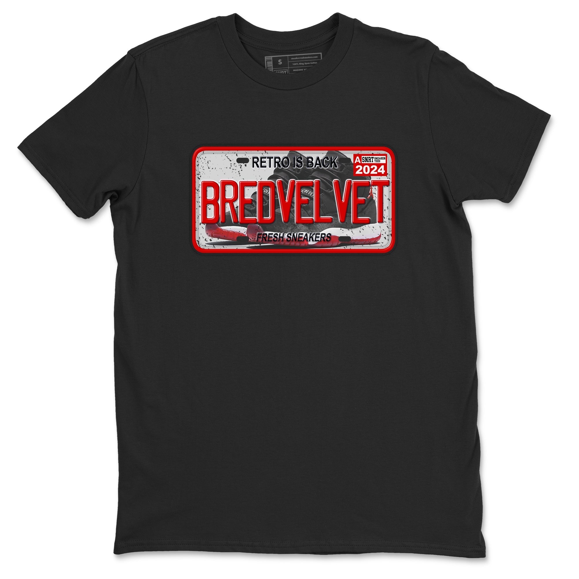 snkmatch Plate snkmatch Tees - Air Jordan 11 Bred Velvet