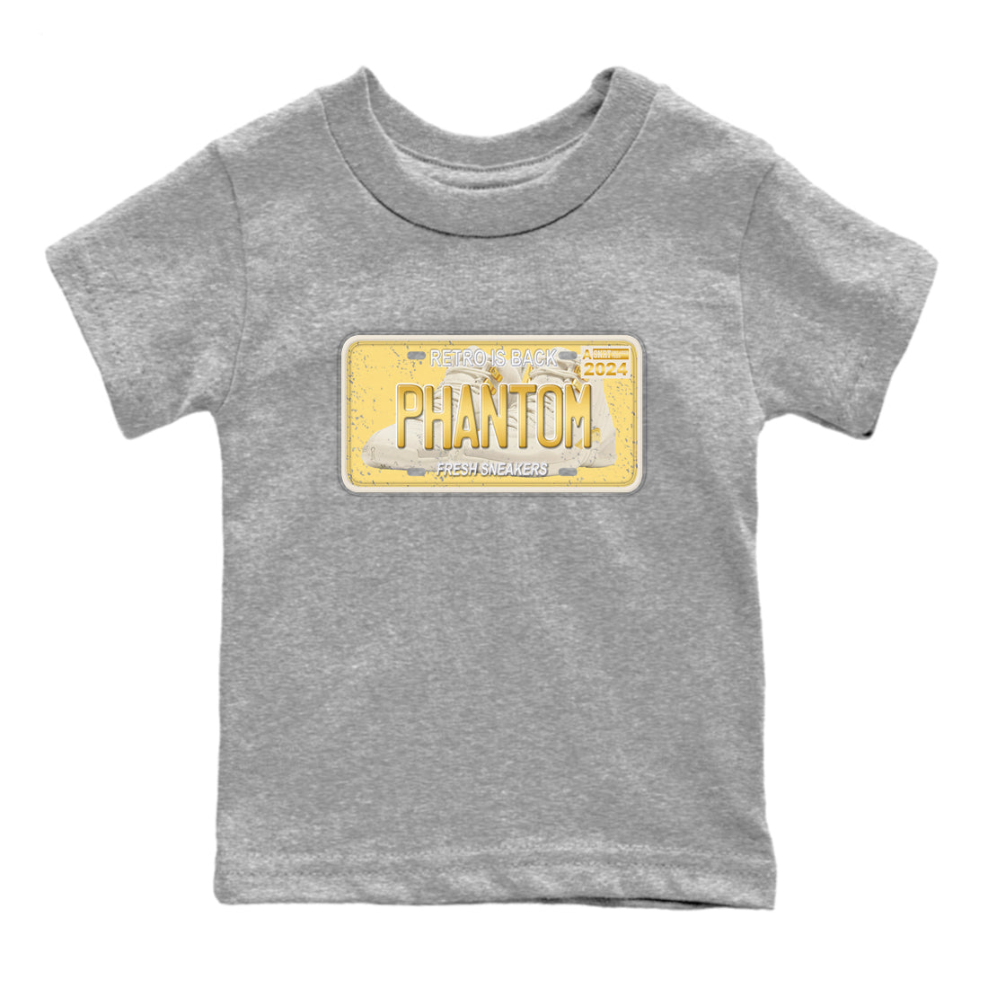 snkmatch Plate snkmatch Tees Kids - Air Jordan 12 Phantom