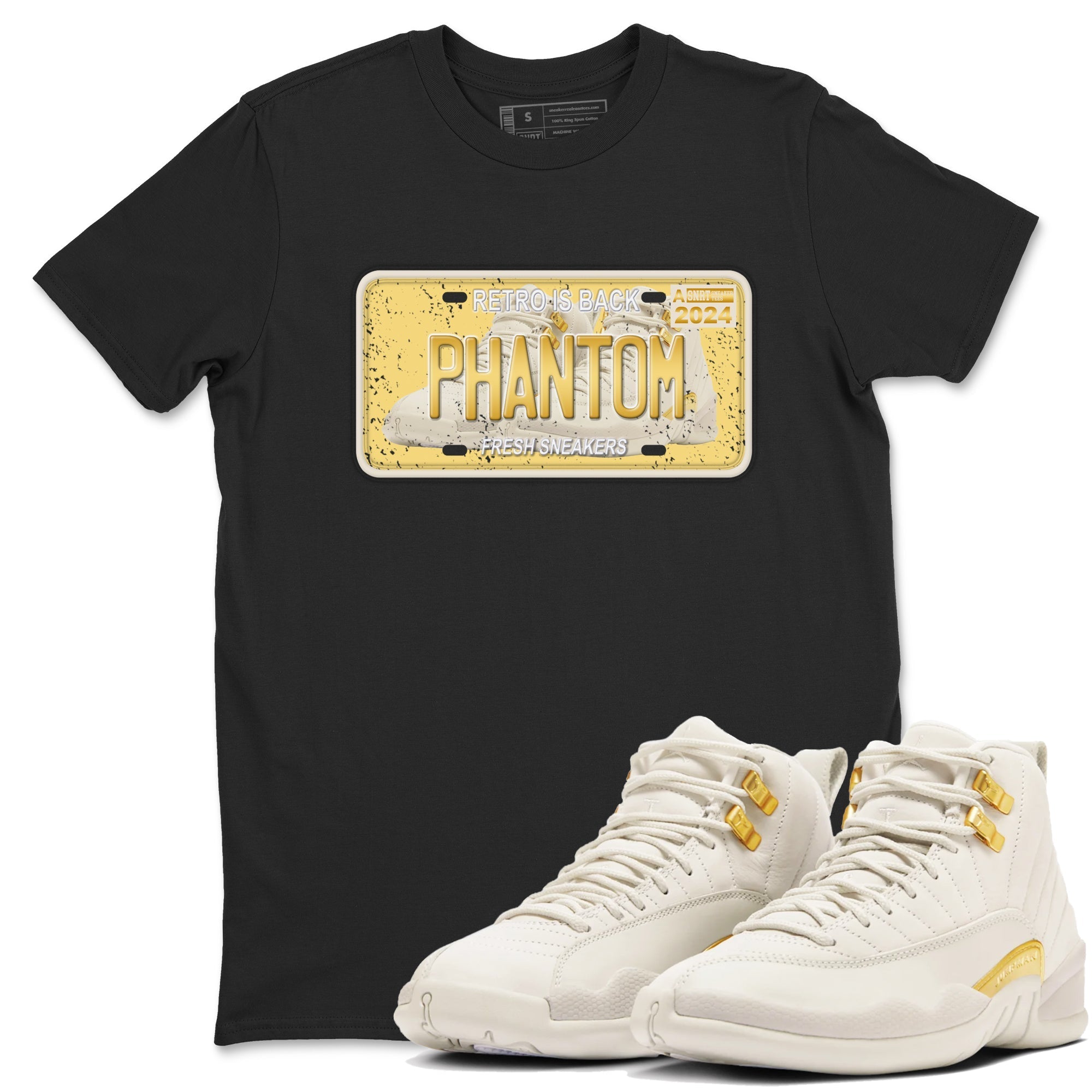 snkmatch Plate snkmatch Tees - Air Jordan 12 Phantom