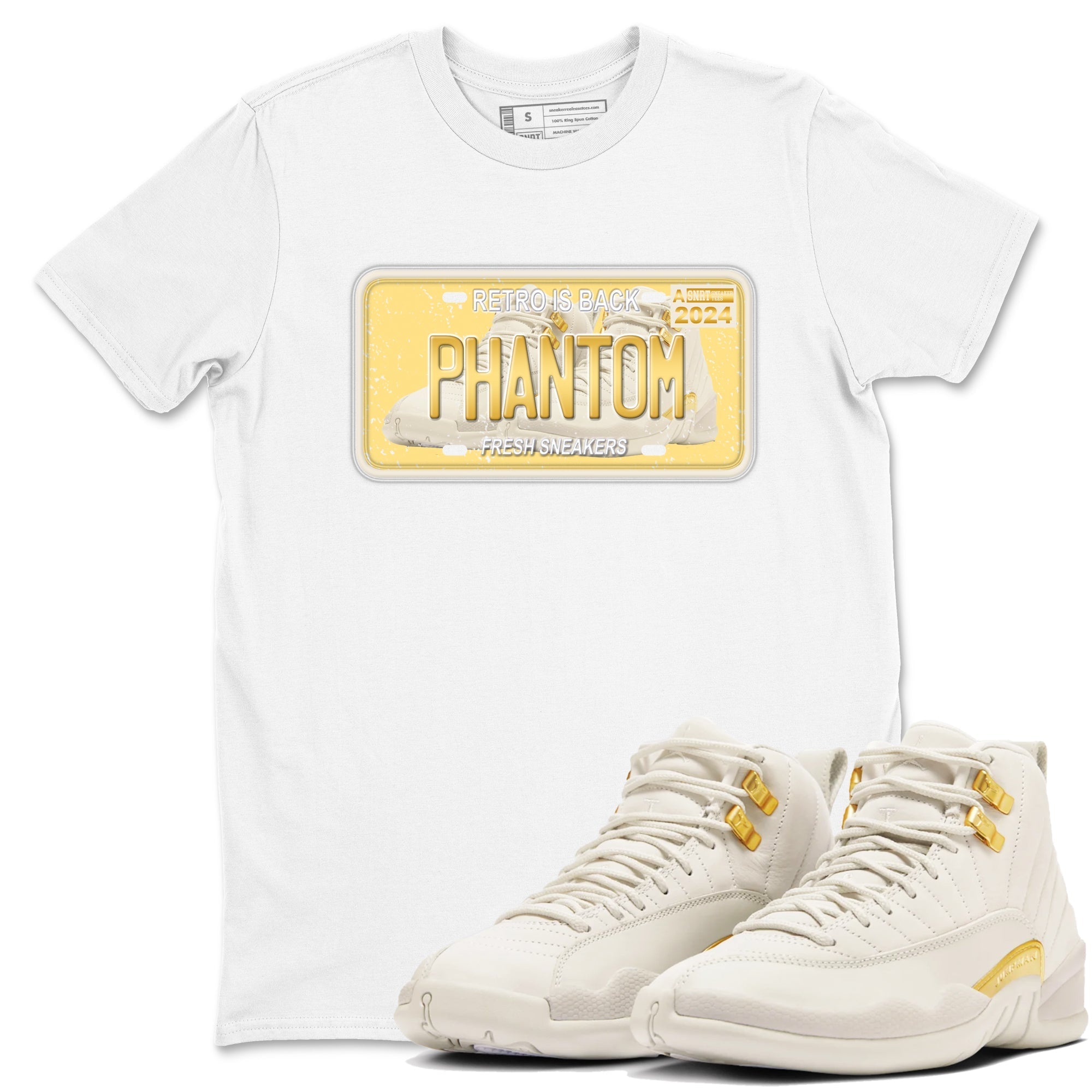 snkmatch Plate snkmatch Tees - Air Jordan 12 Phantom