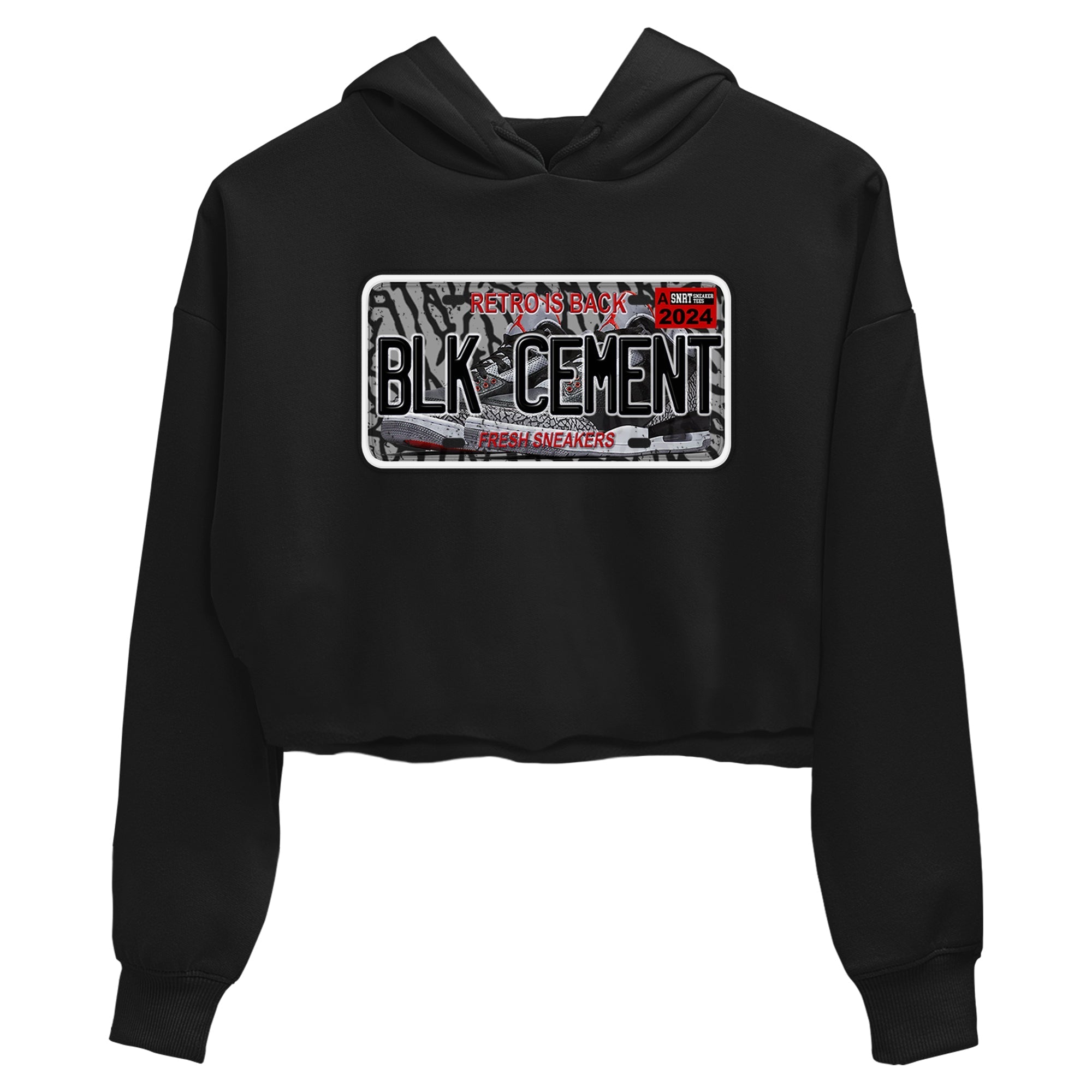 snkmatch Plate snkmatch Women's Top - Air Jordan 3 Black Cement