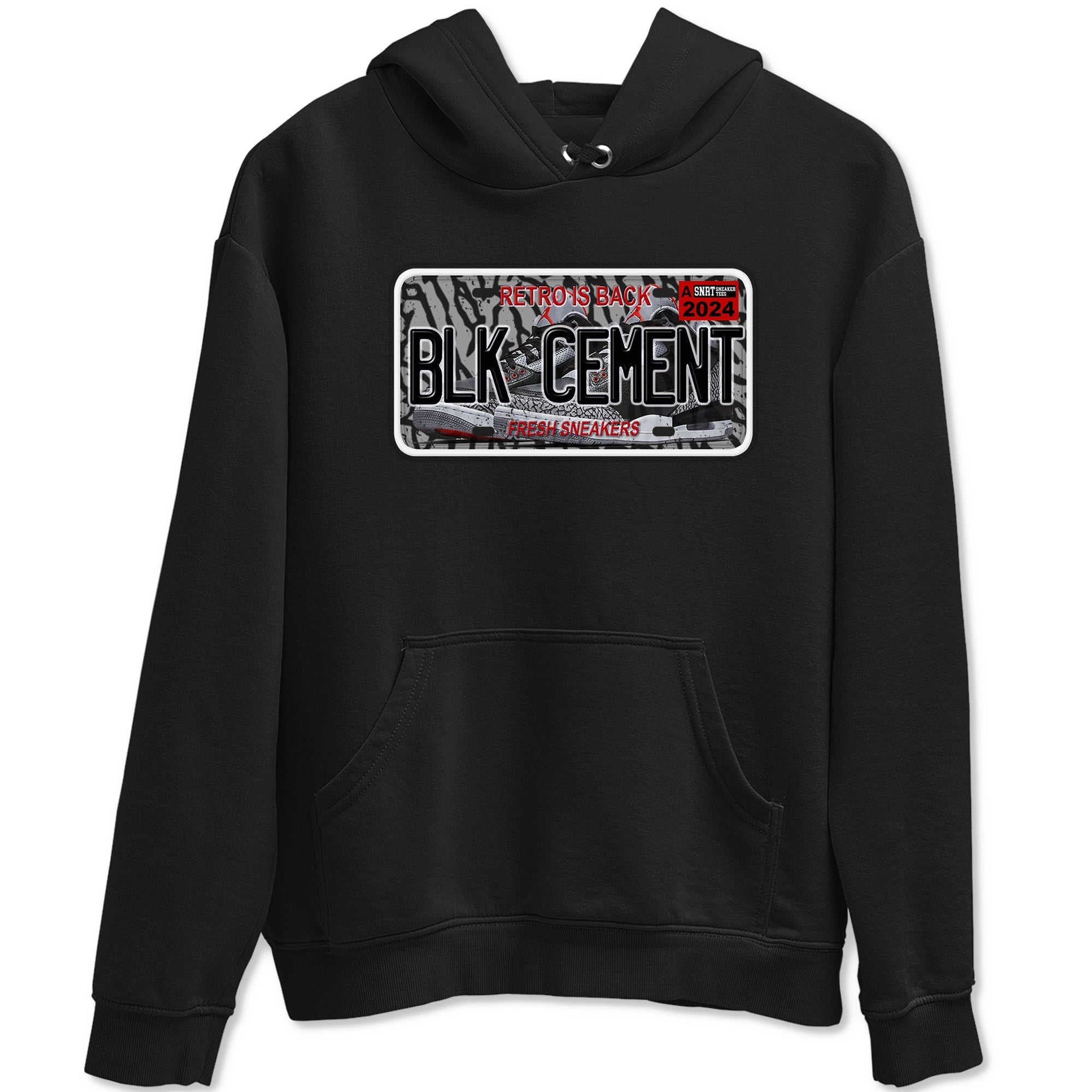 snkmatch Plate snkmatch Tees - Air Jordan 3 Black Cement