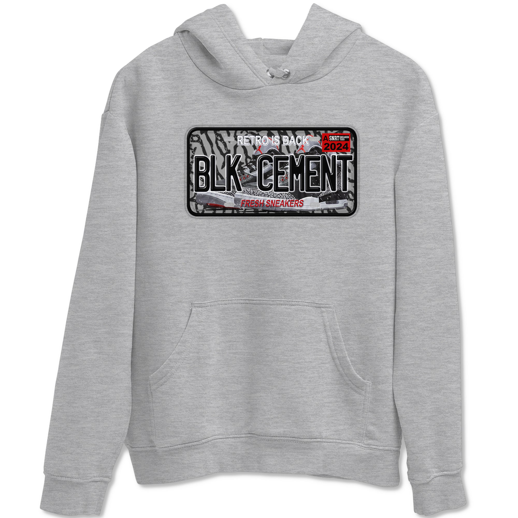 snkmatch Plate snkmatch Tees - Air Jordan 3 Black Cement