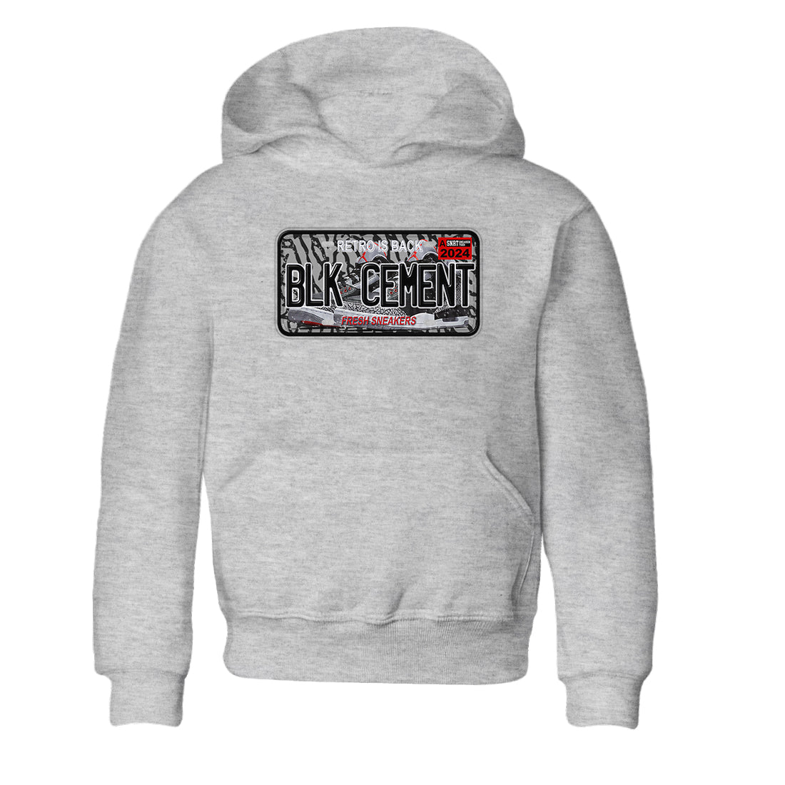 snkmatch Plate snkmatch Tees Kids - Air Jordan 3 Black Cement
